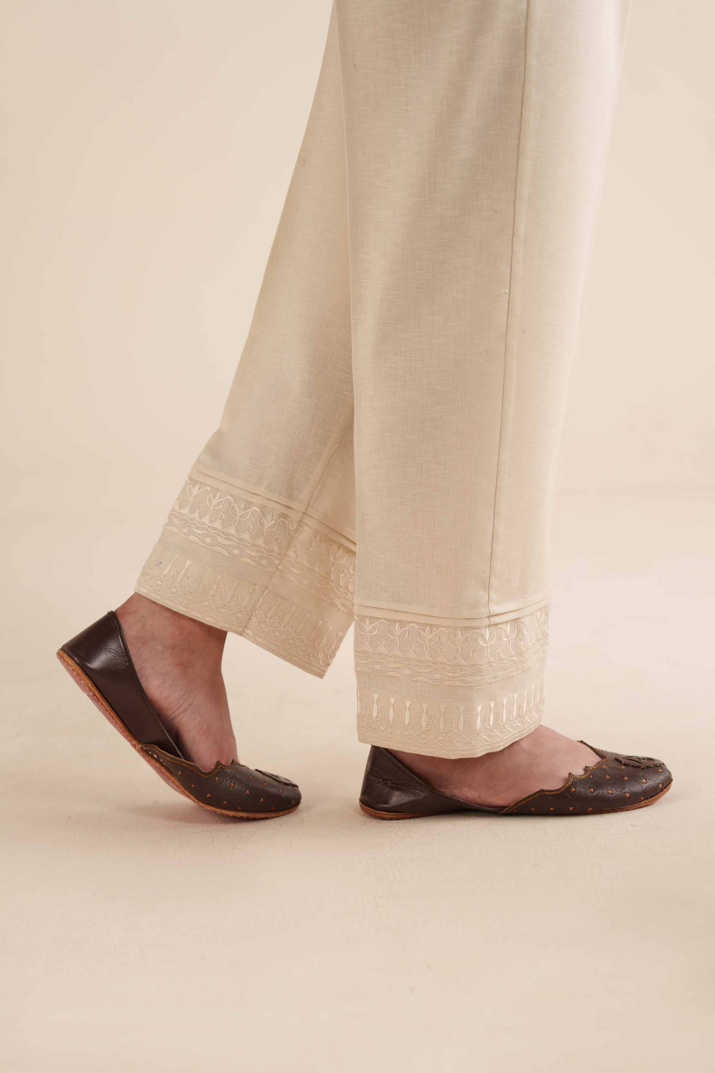 Embroidered Trousers - PW25-125