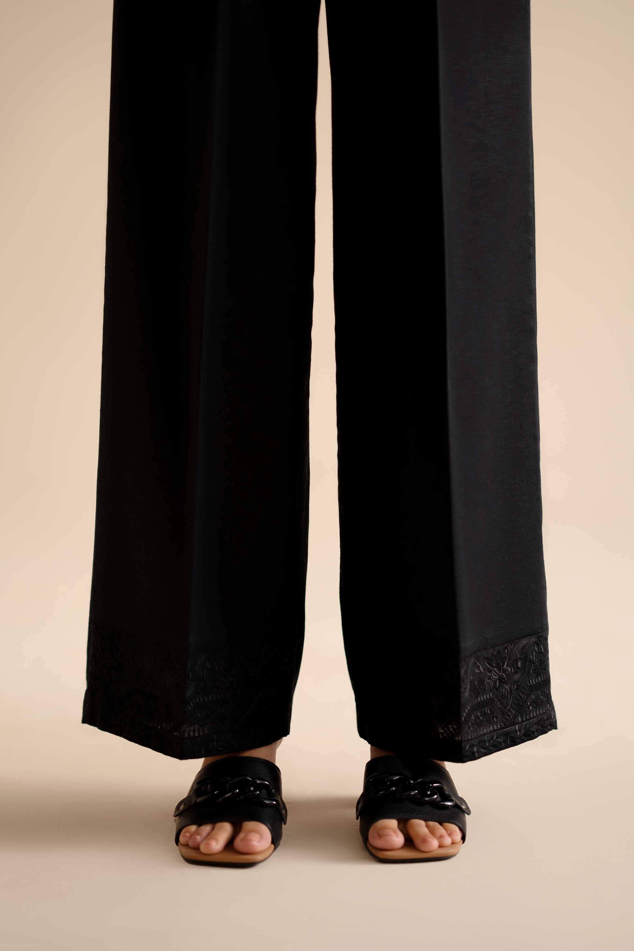 Embroidered Trousers - PW25-130