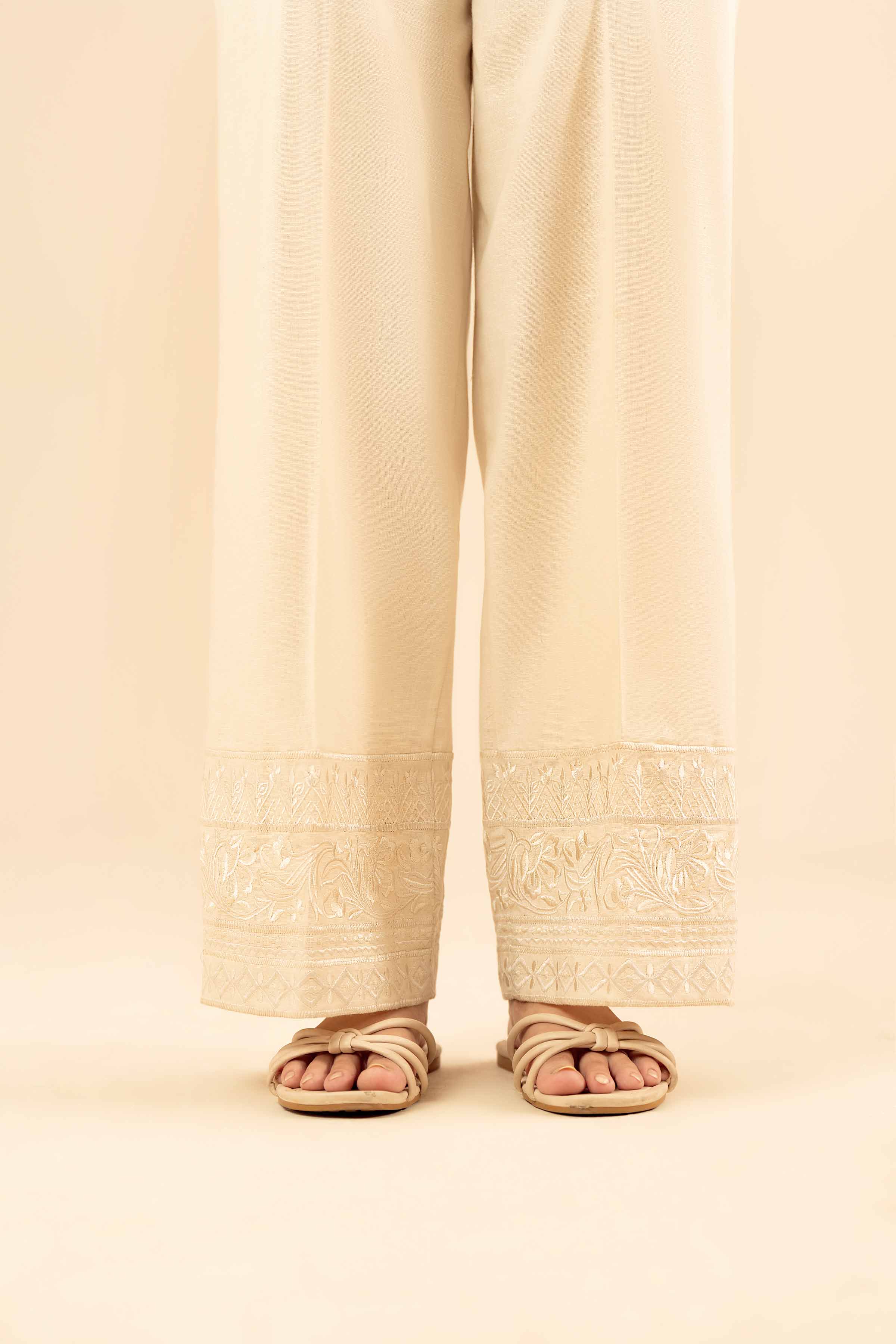 Embroidered Trousers - PW25-133