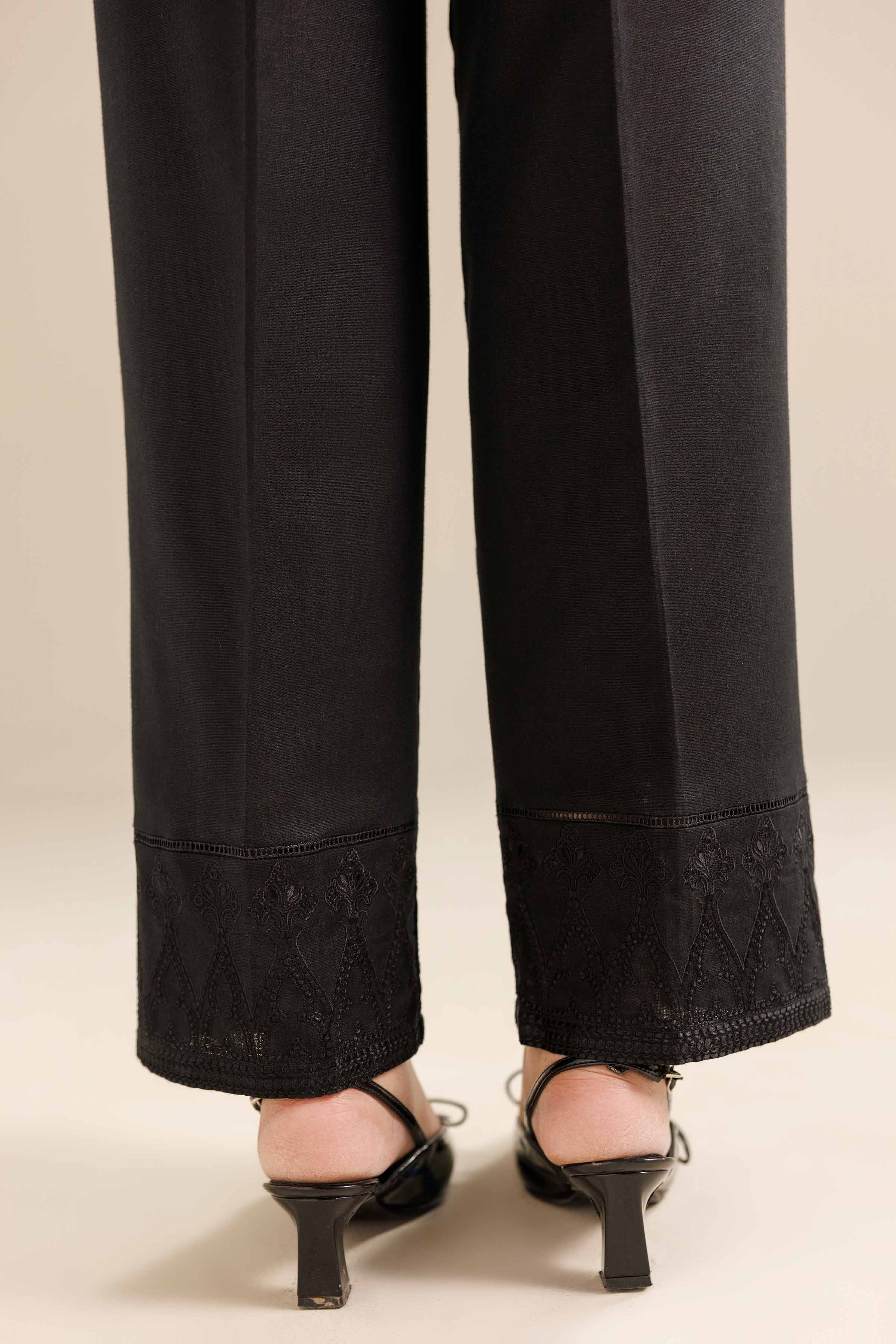 Embroidered Trousers - PW25-152