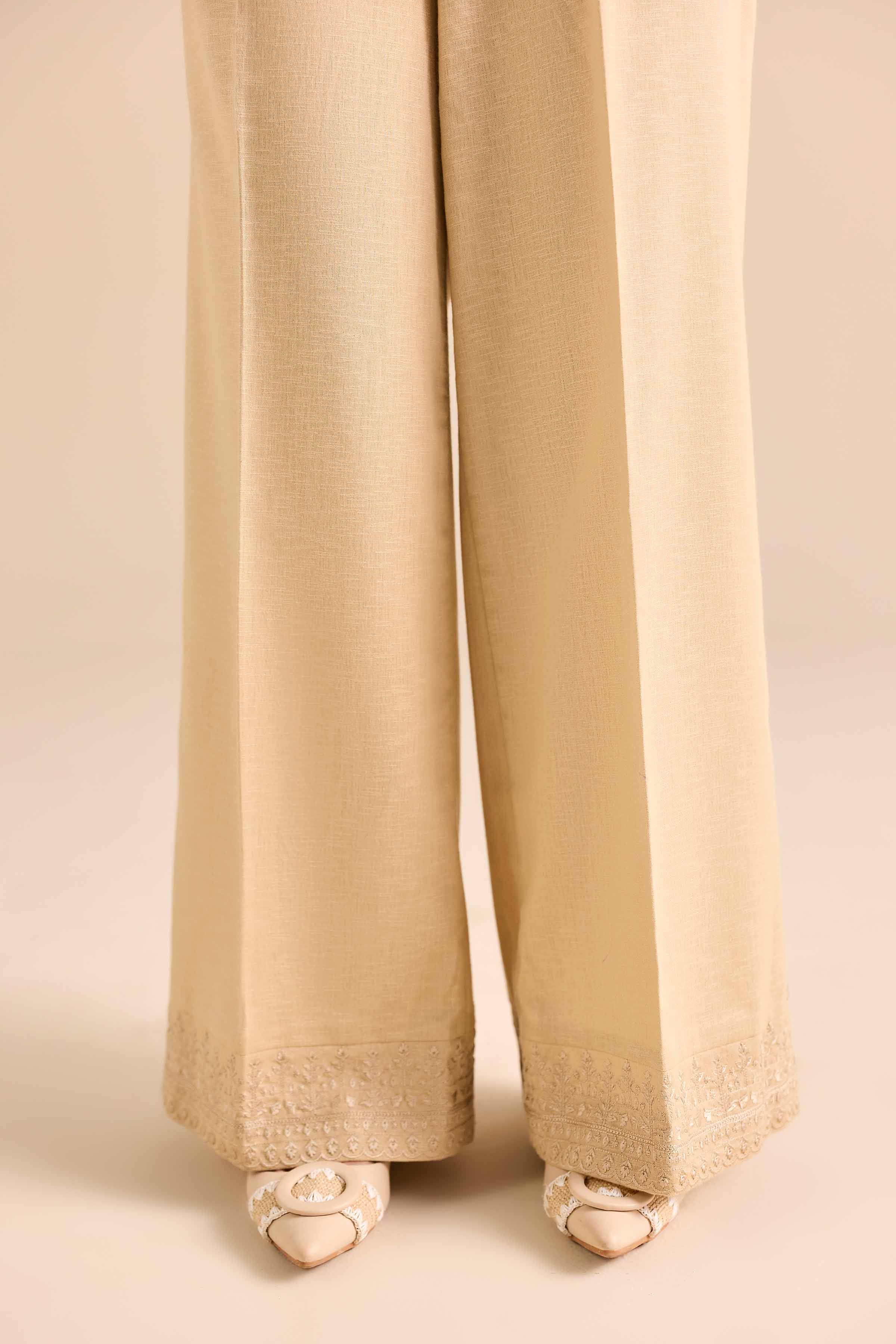 Embroidered Pants - PW25-160