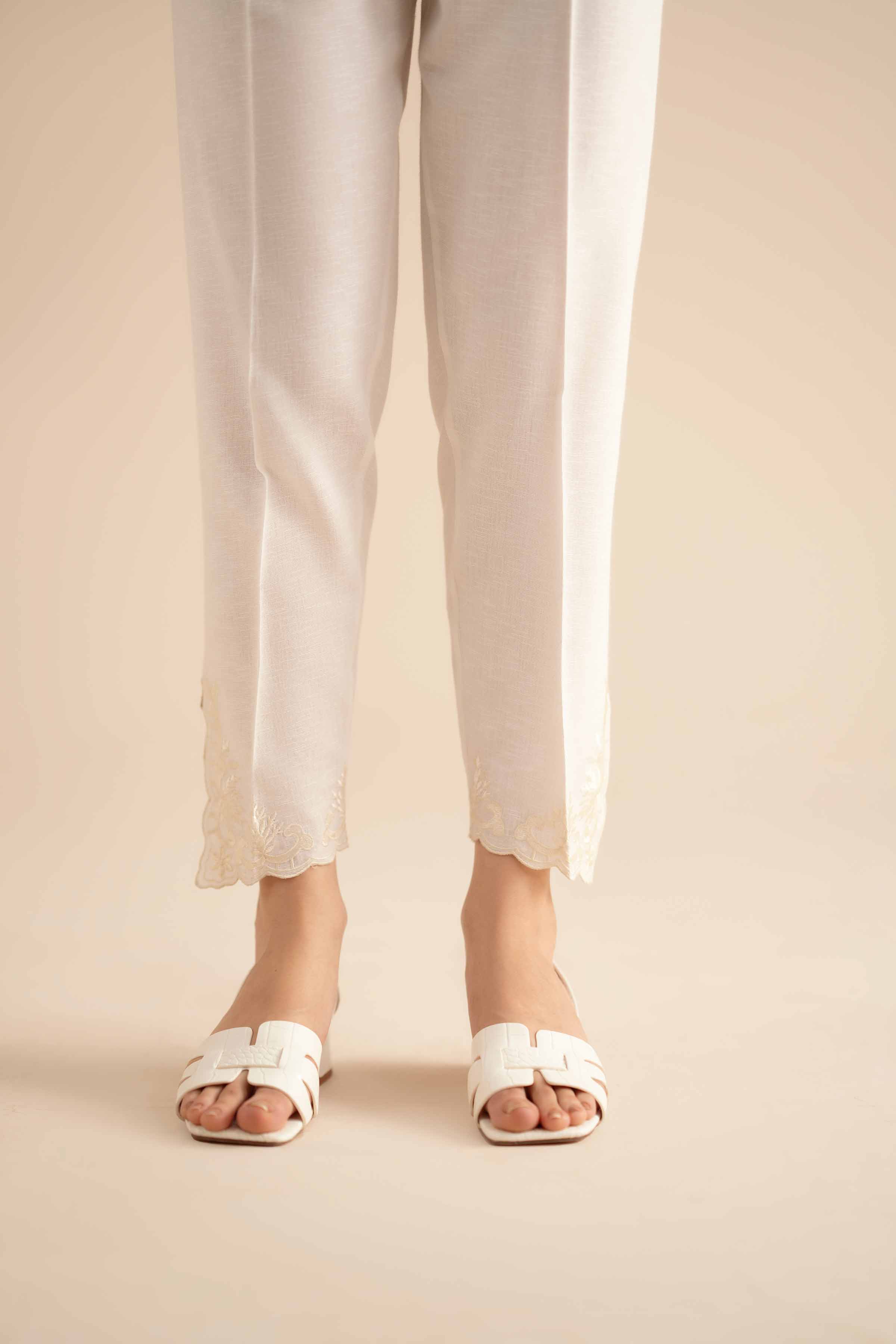 Embroidered Trousers - PW25-168
