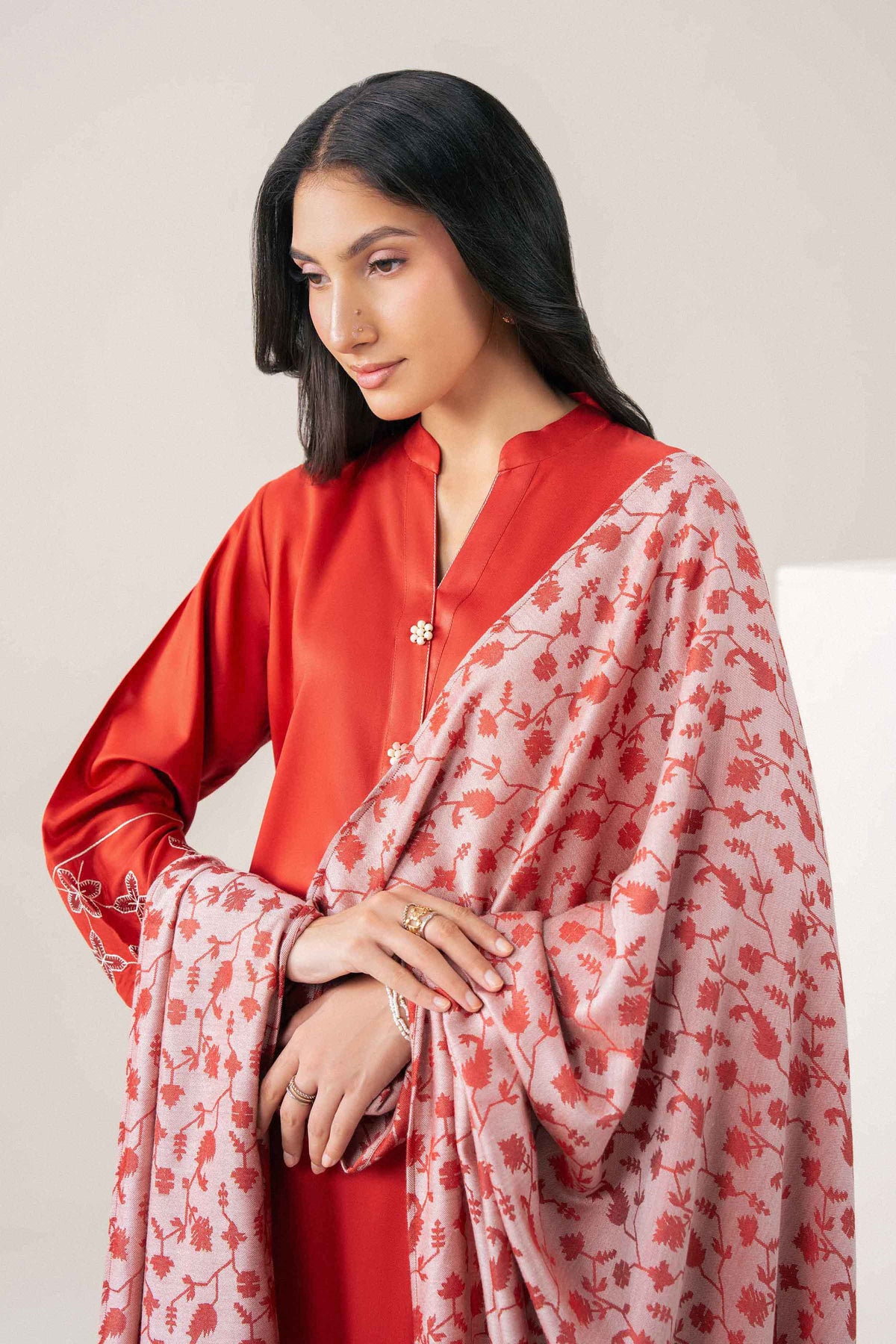 2 Piece - Embroidered Suit - PW25-176