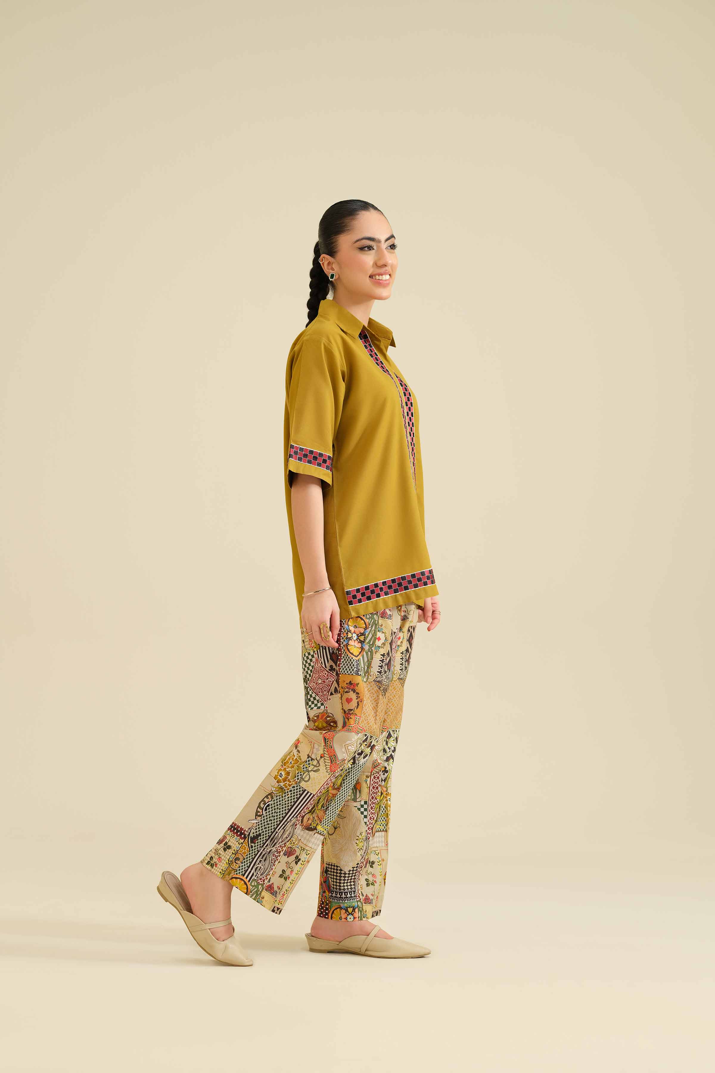 2 Piece - Embroidered Suit - PW25-208