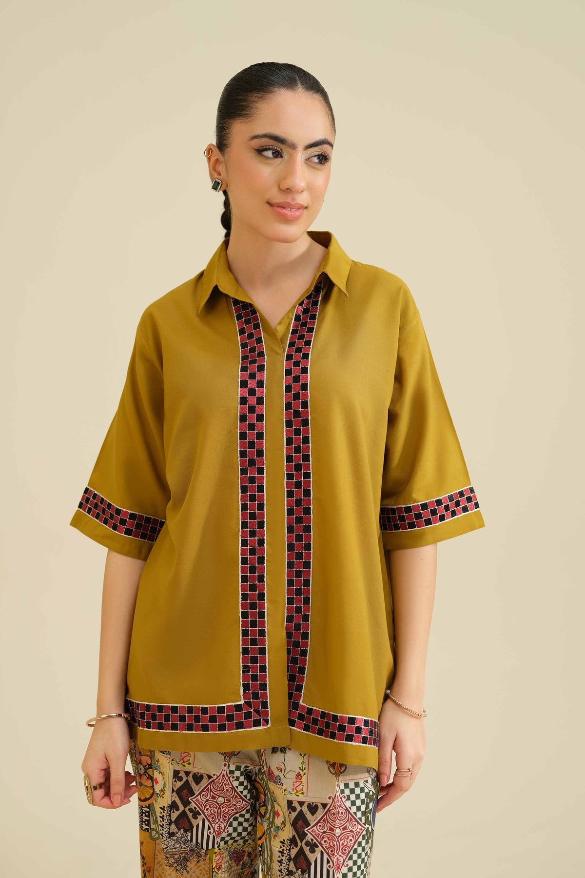 2 Piece - Embroidered Suit - PW25-208