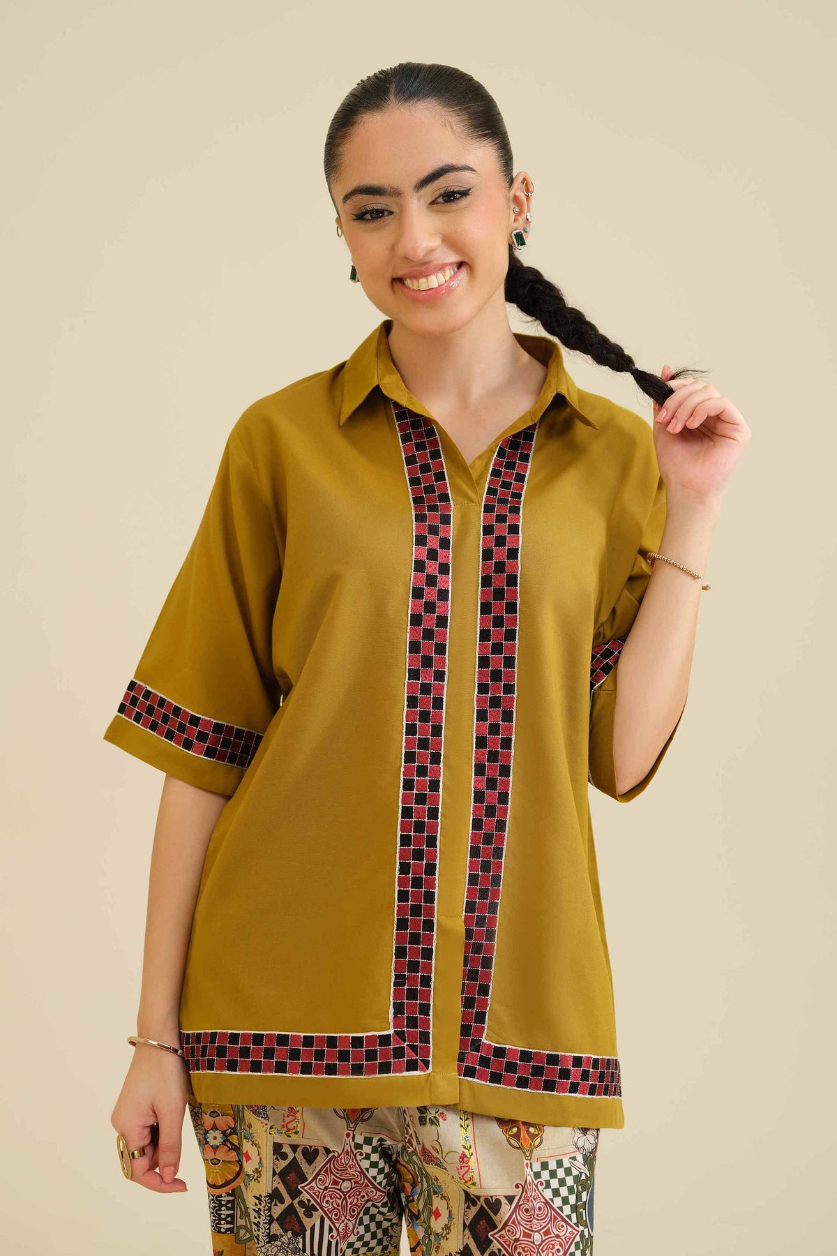 2 Piece - Embroidered Suit - PW25-208