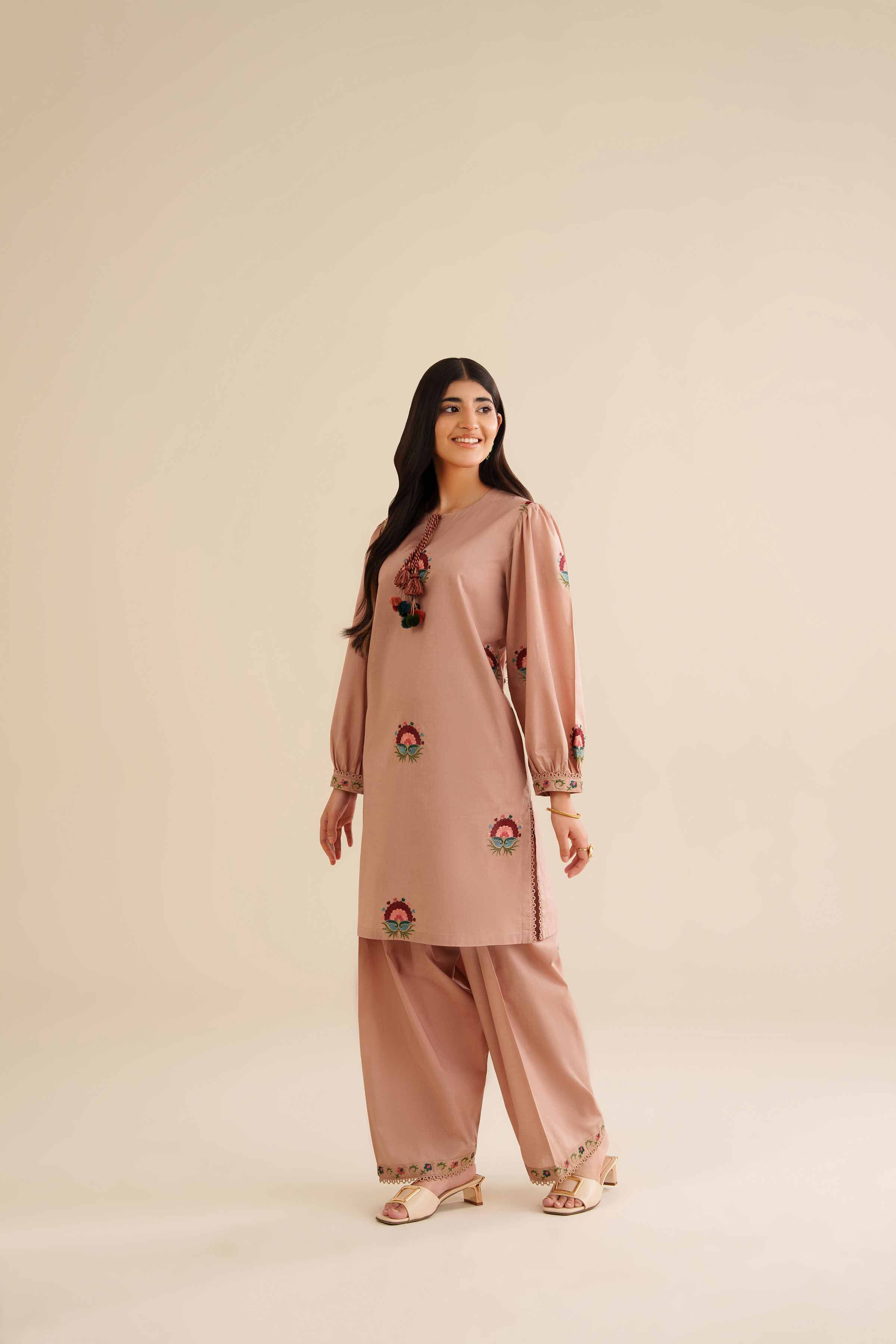 2 Piece - Embroidered Suit - PW25-211