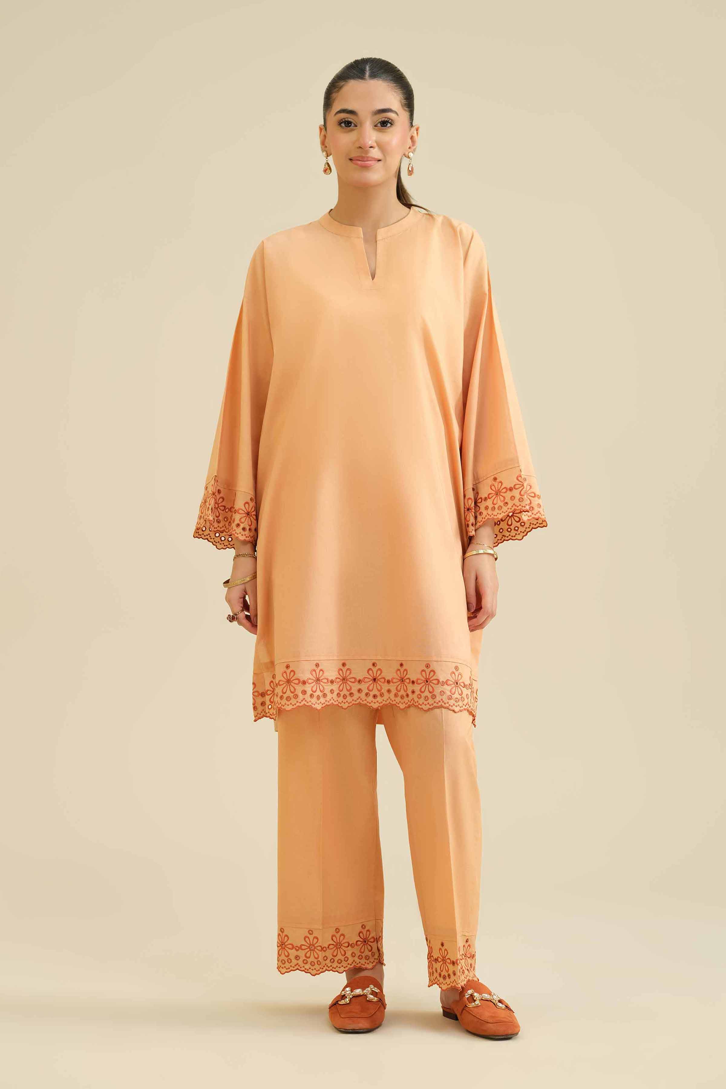 2 Piece - Embroidered Suit - PW25-213