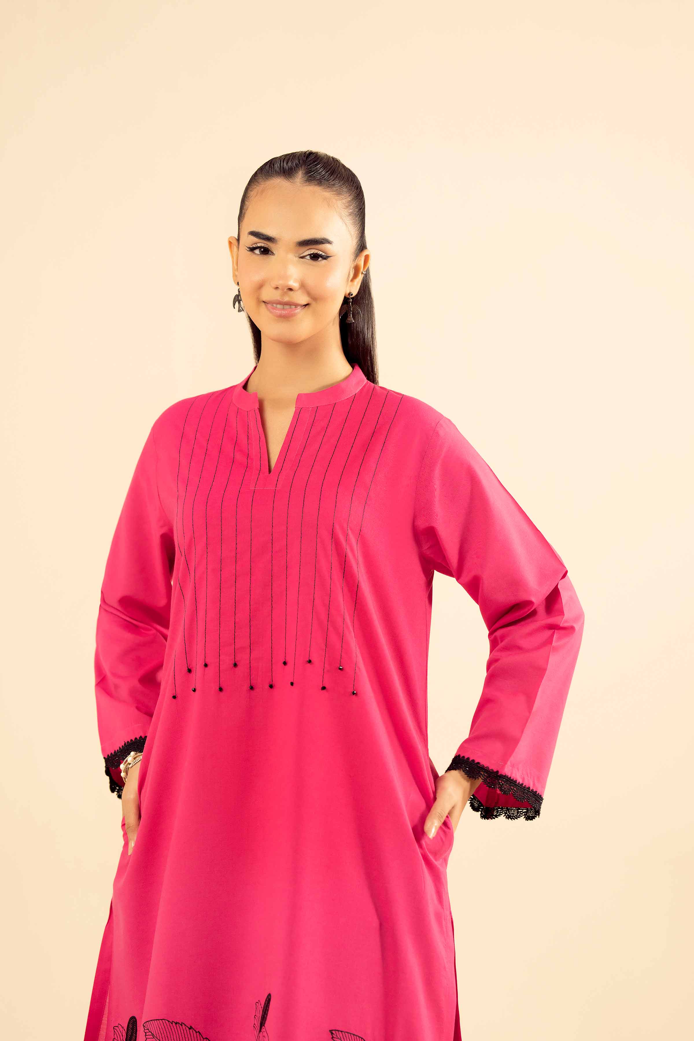 2 Piece - Embroidered Suit - PW25-215