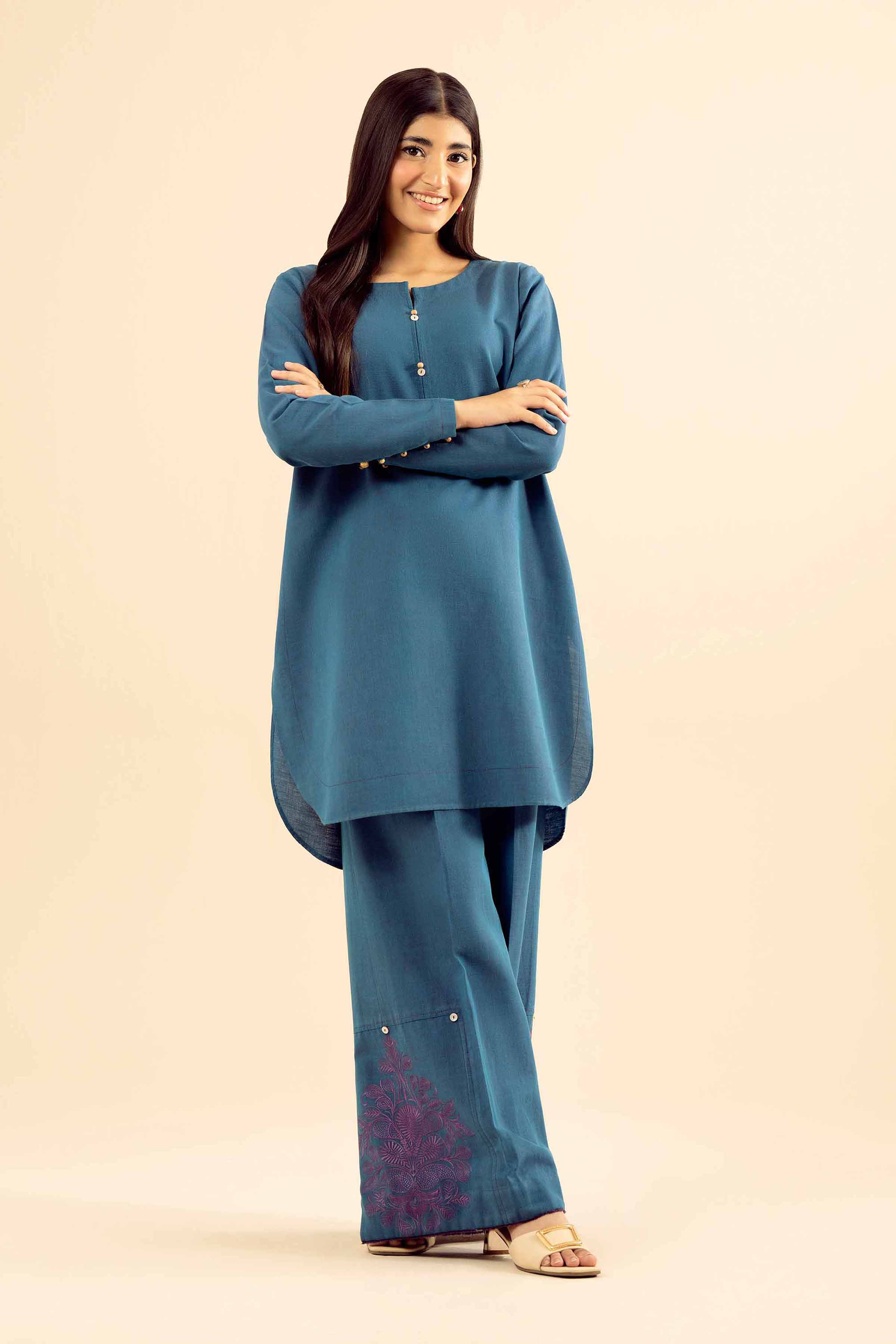 2 Piece - Embroidered Suit - PW25-219