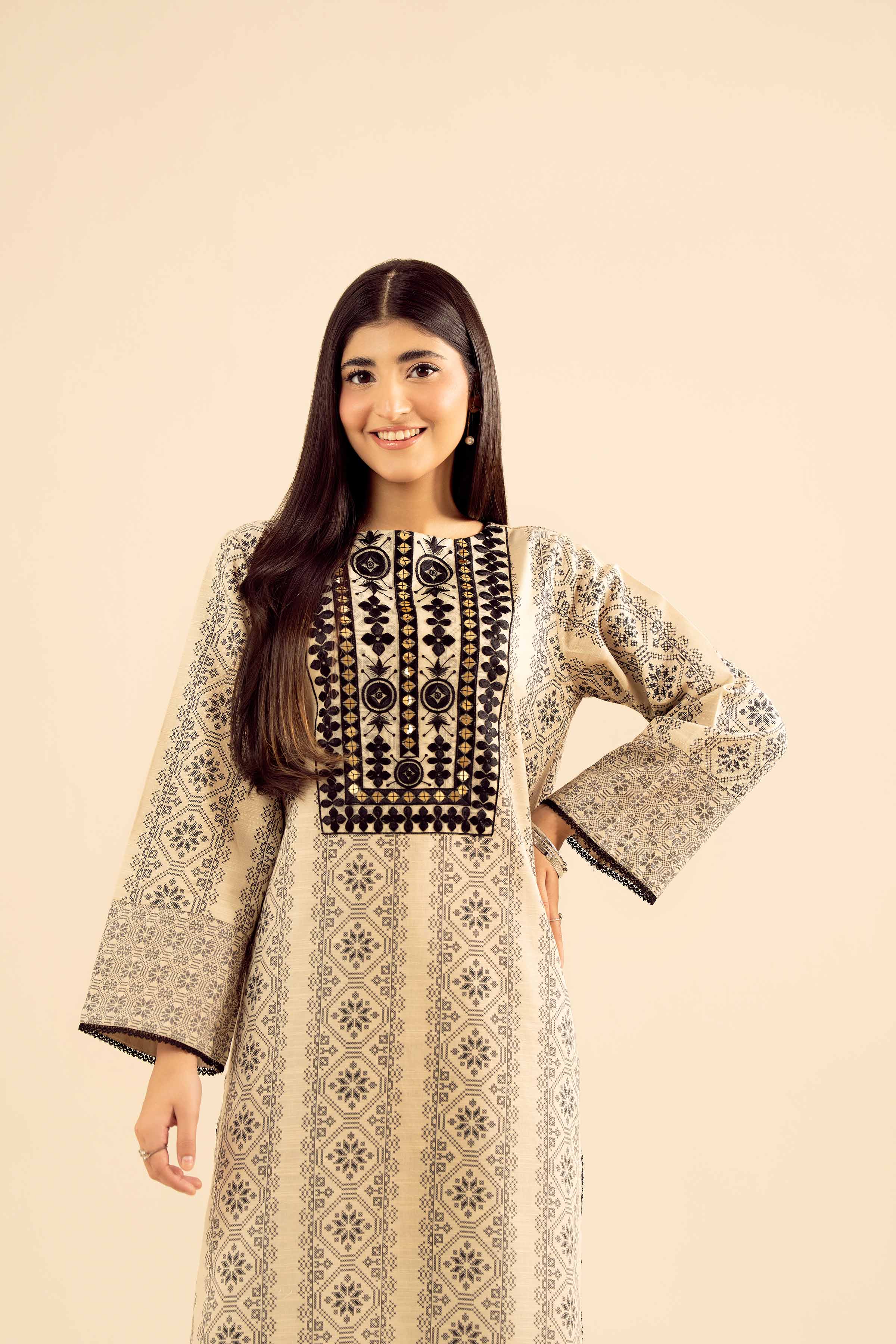 2 Piece - Embroidered Suit - PW25-224