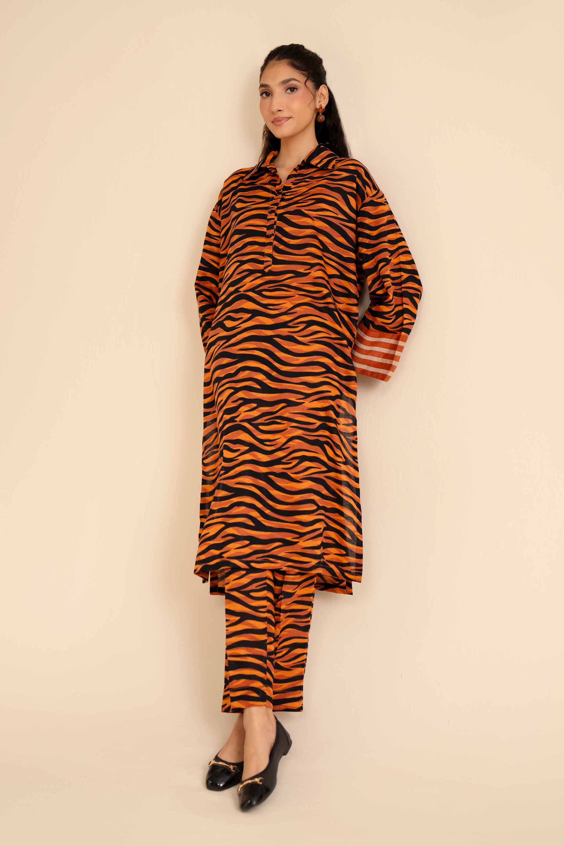 2 Piece - Printed Suit - PW25-234