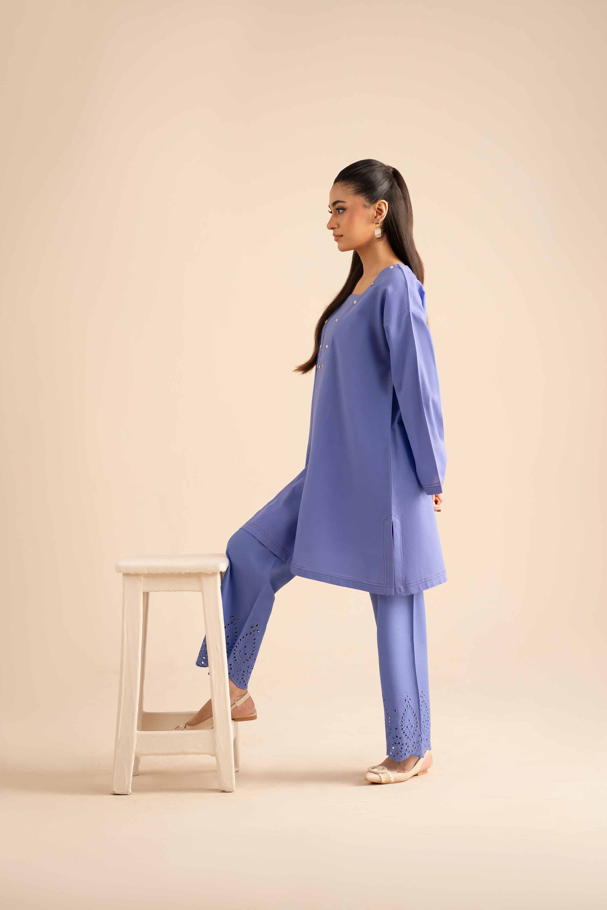 2 Piece - Embroidered Suit - PW25-237