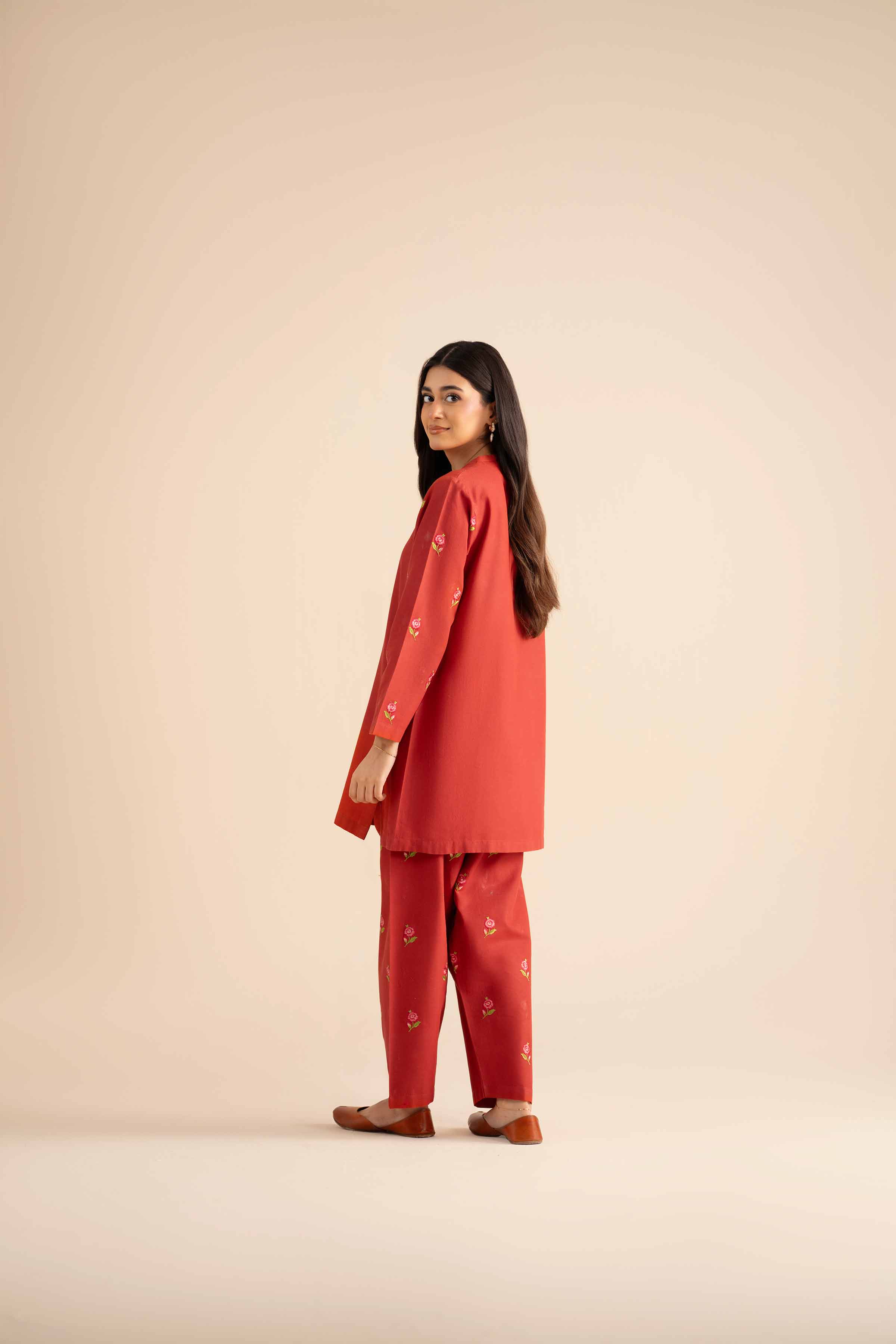 2 Piece - Embroidered Suit - PW25-239