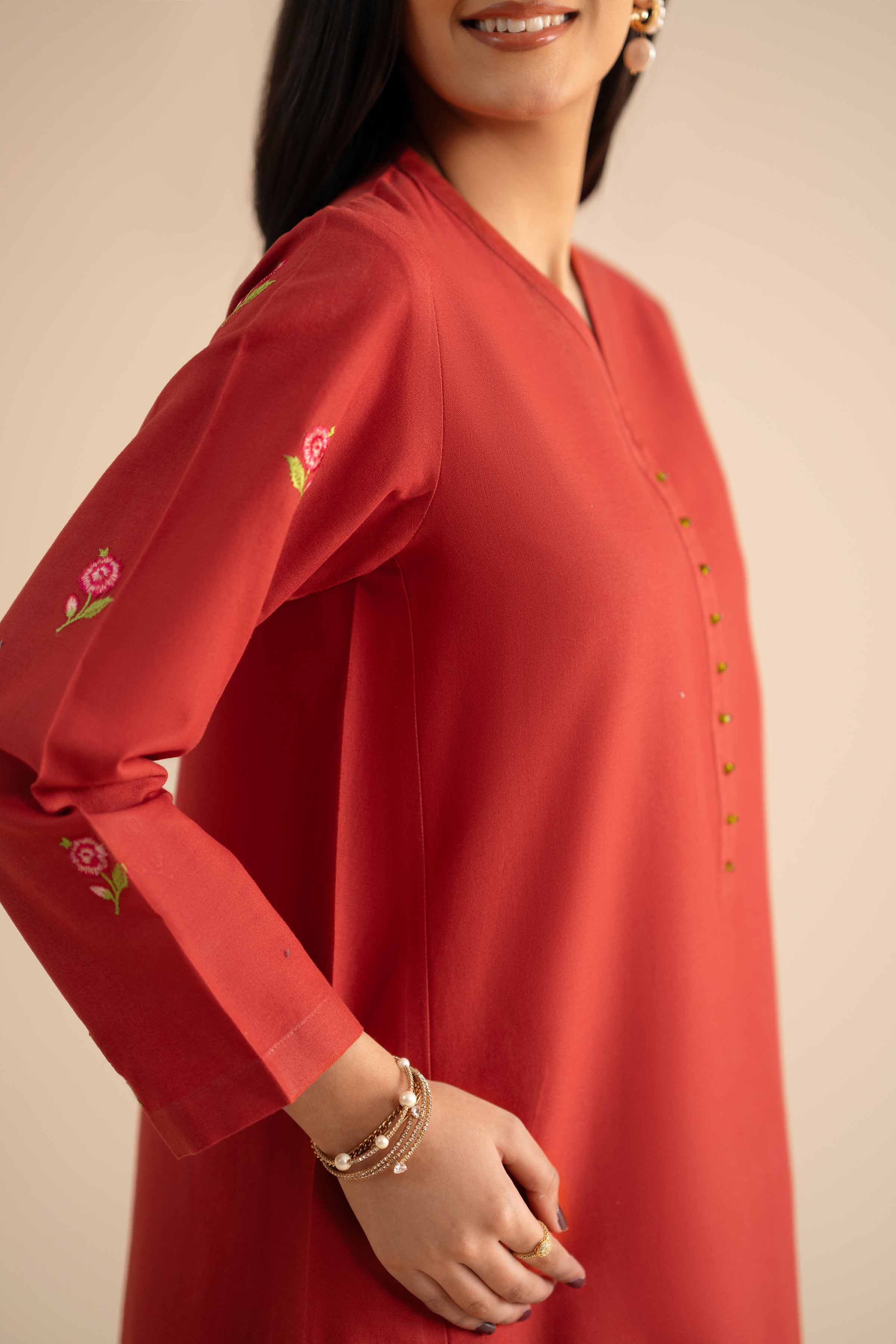 2 Piece - Embroidered Suit - PW25-239