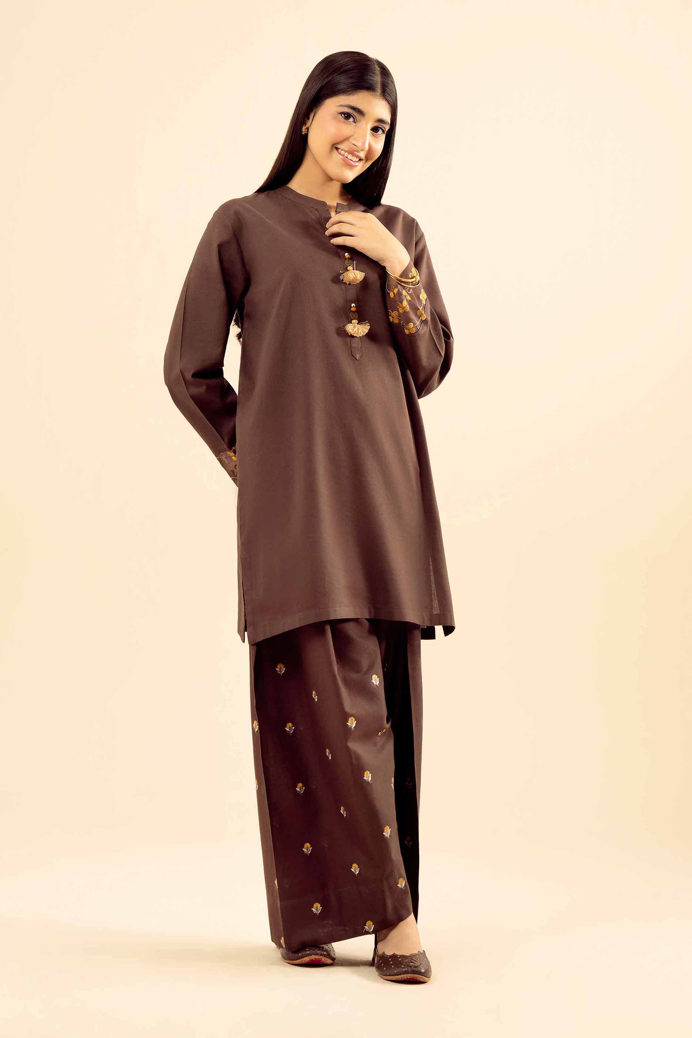 2 Piece - Embroidered Suit - PW25-243