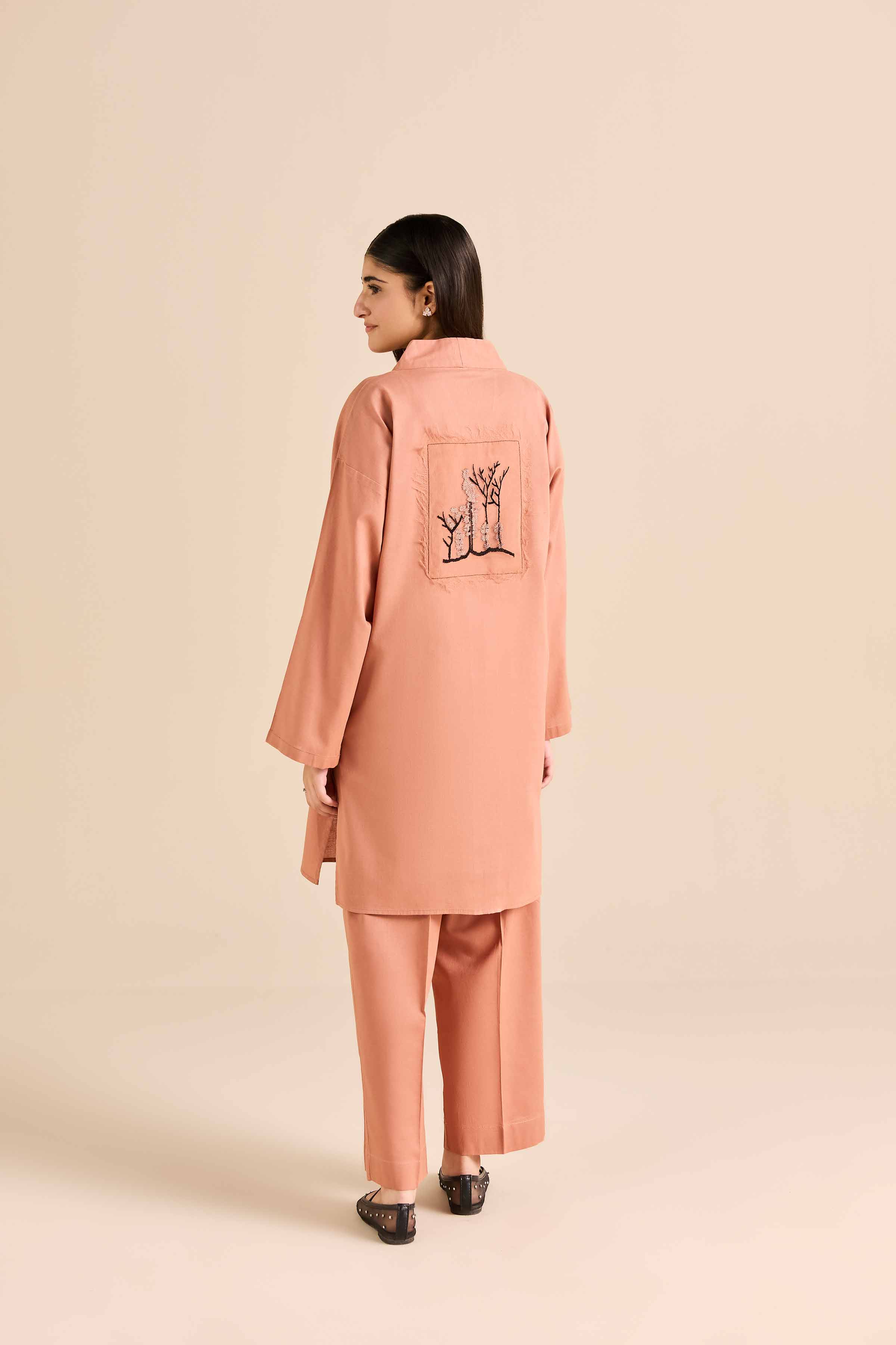 2 Piece - Embroidered Suit - PW25-244