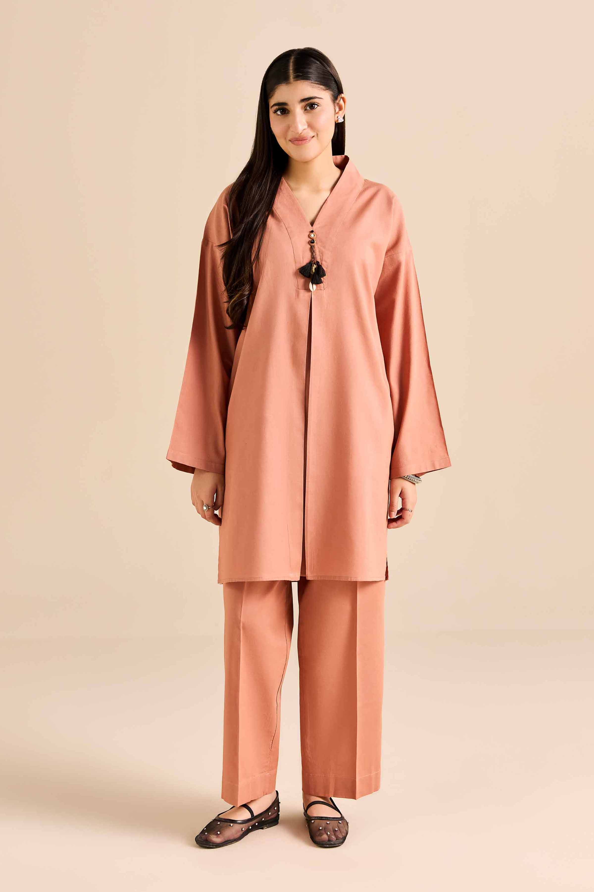 2 Piece - Embroidered Suit - PW25-244