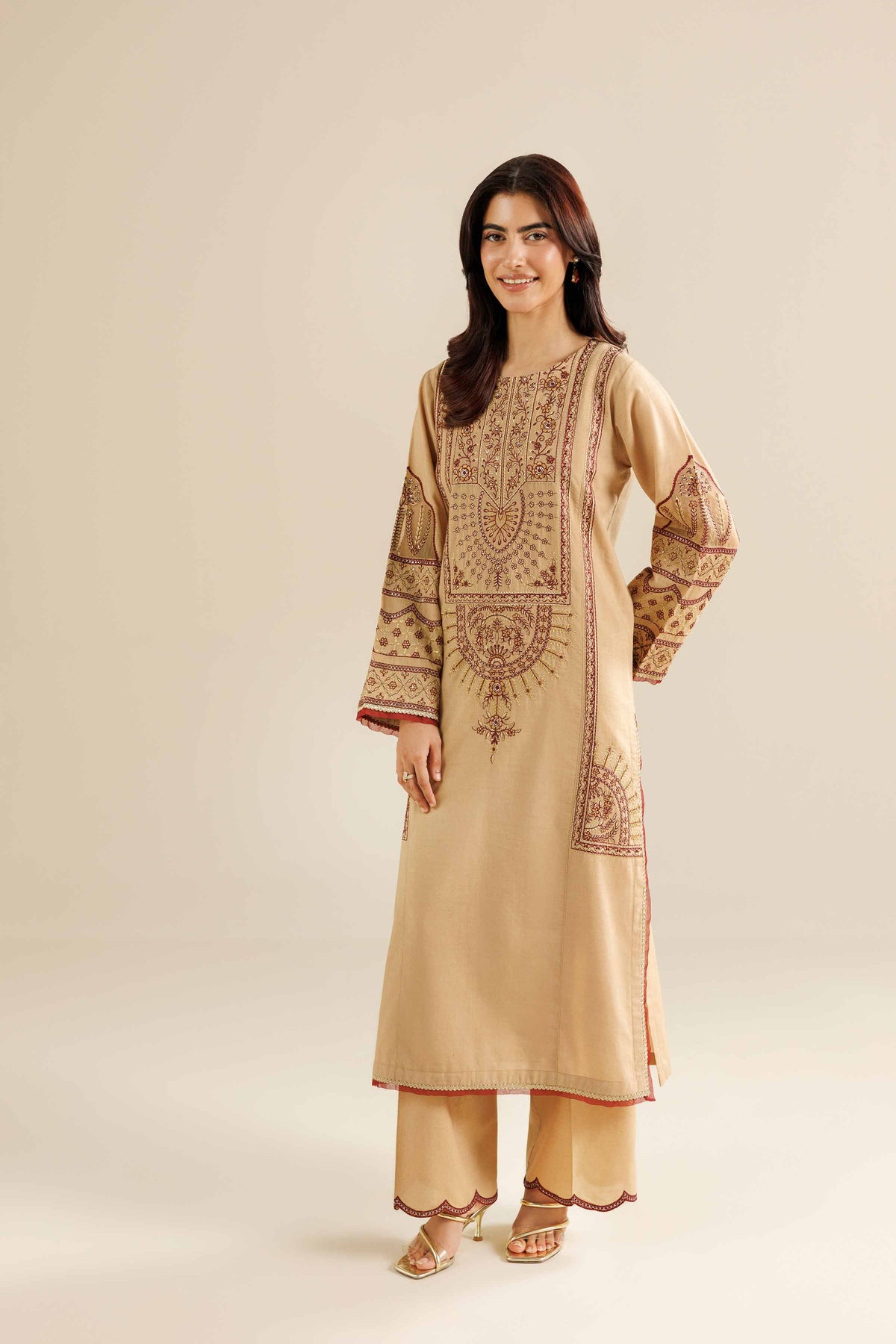 2 Piece - Embroidered Suit - PW25-263