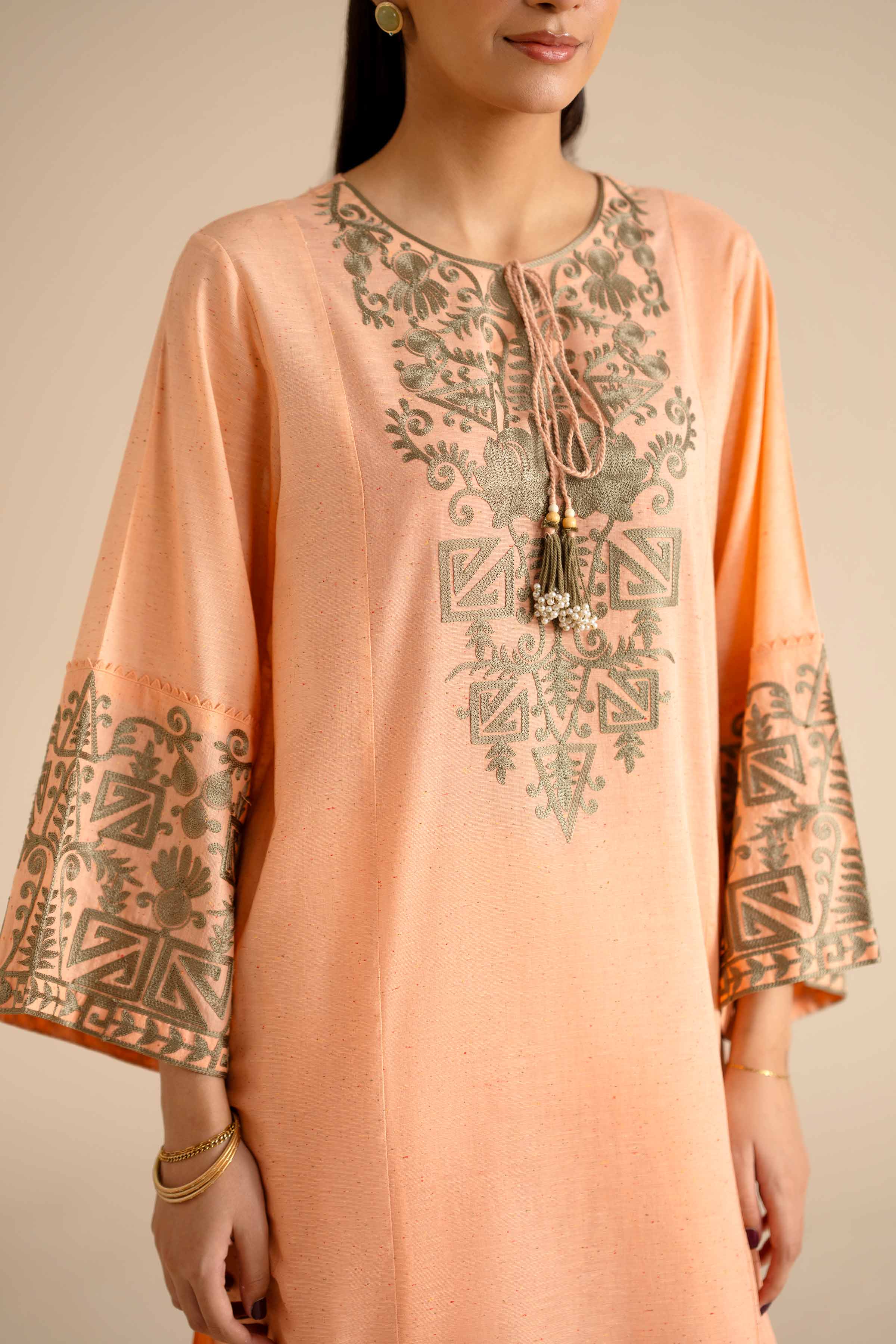 2 Piece - Embroidered Suit - PW25-268