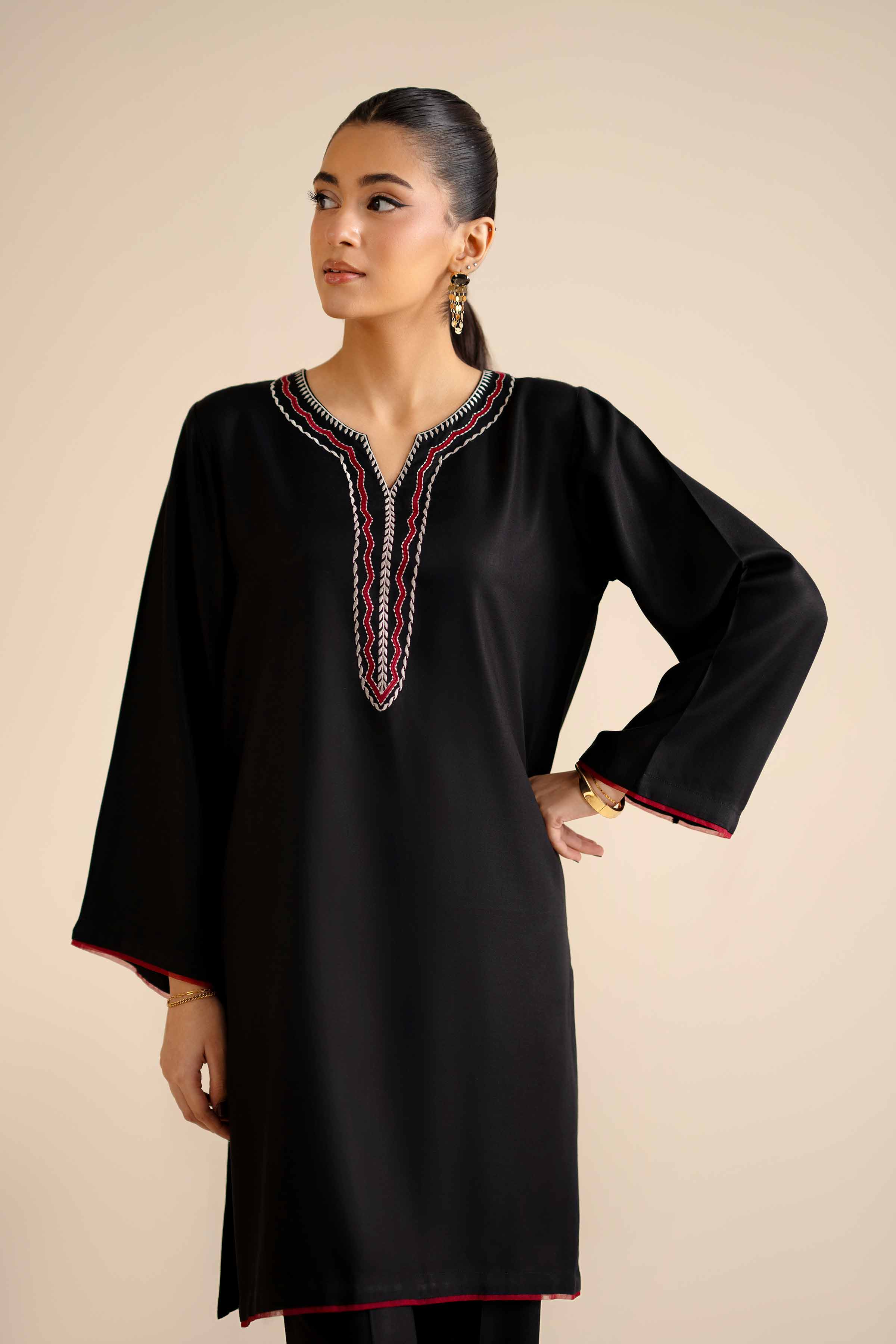 2 Piece - Embroidered Suit - PW25-286