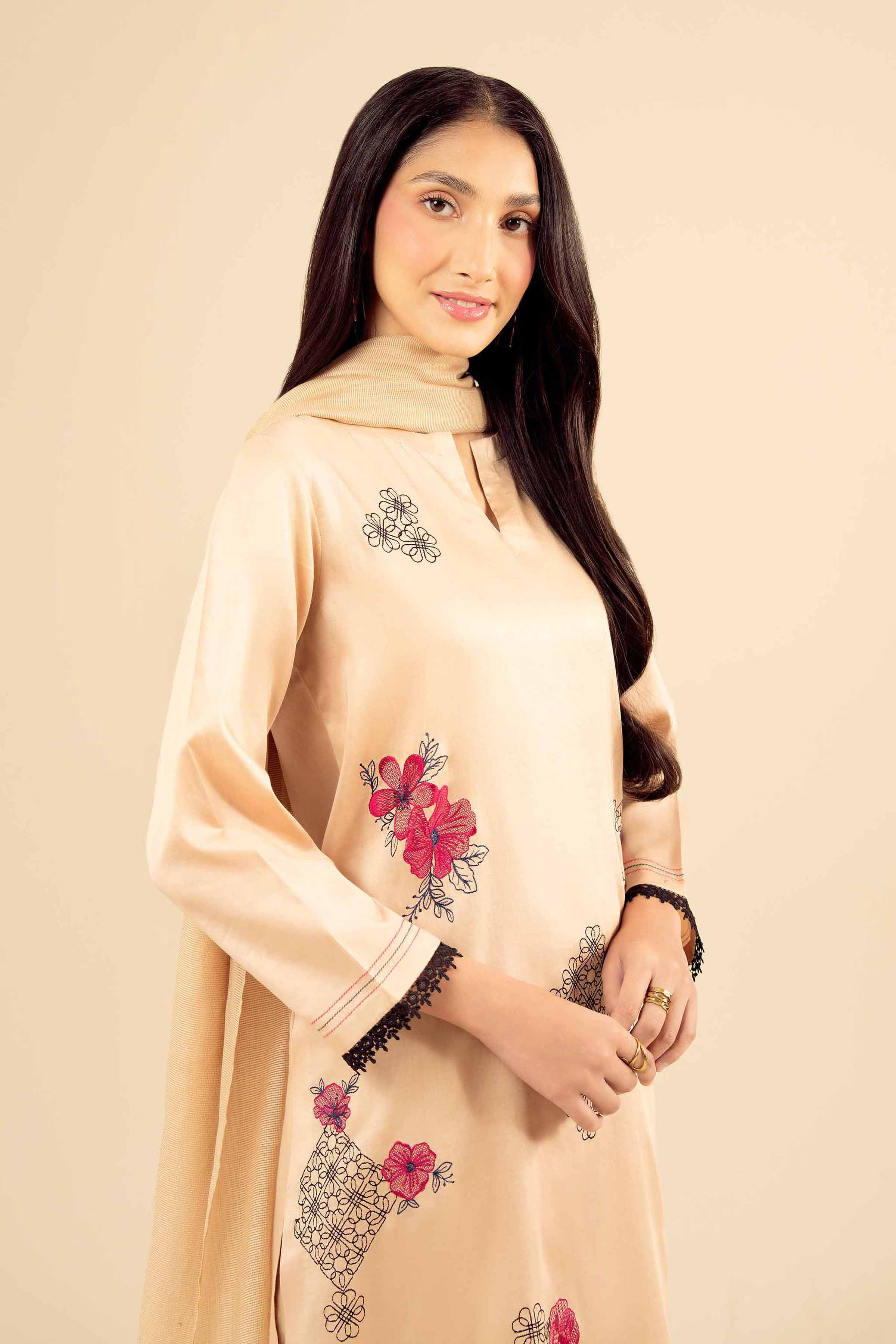 3 Piece - Embroidered Suit - PW25-29