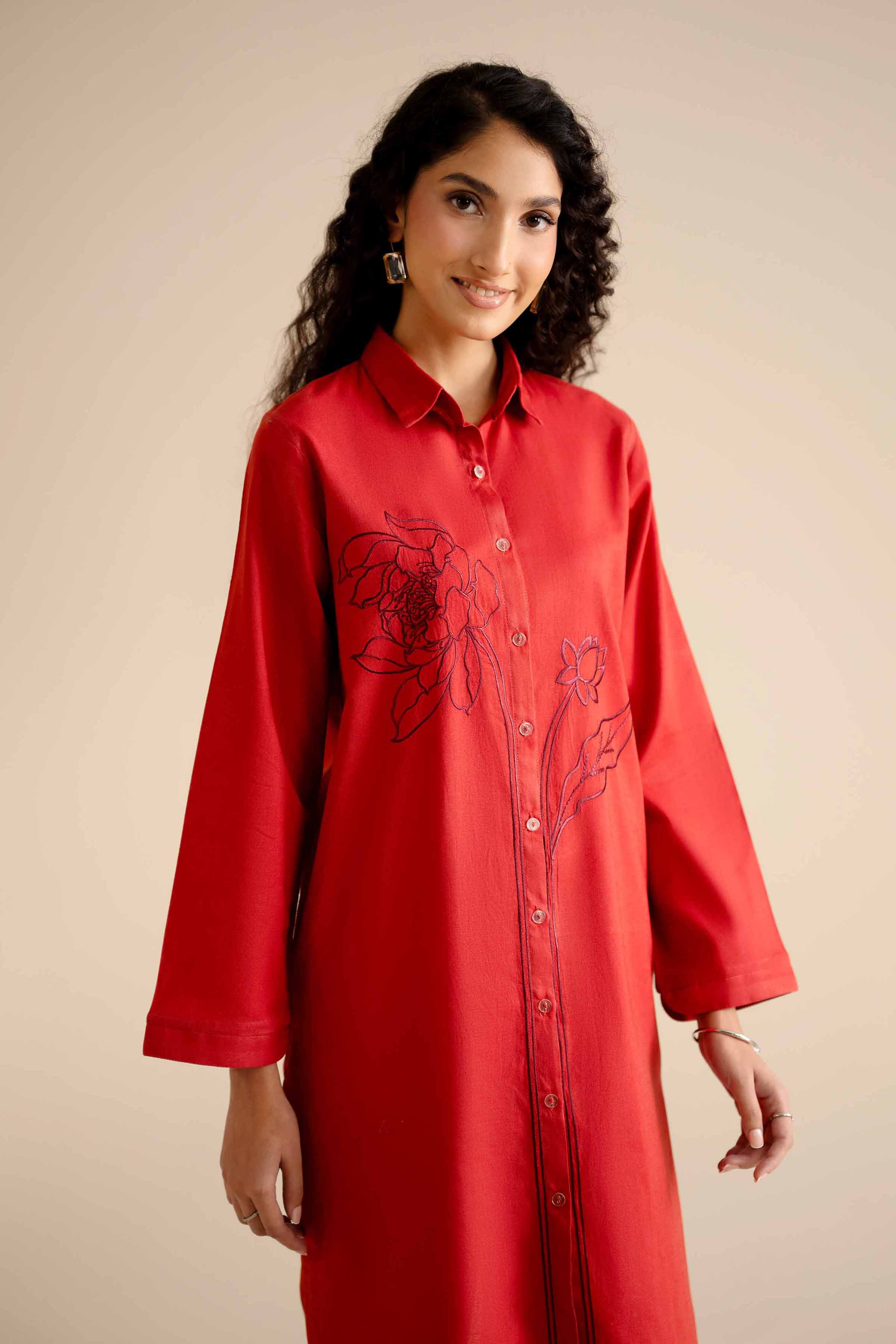 2 Piece - Embroidered Suit - PW25-301