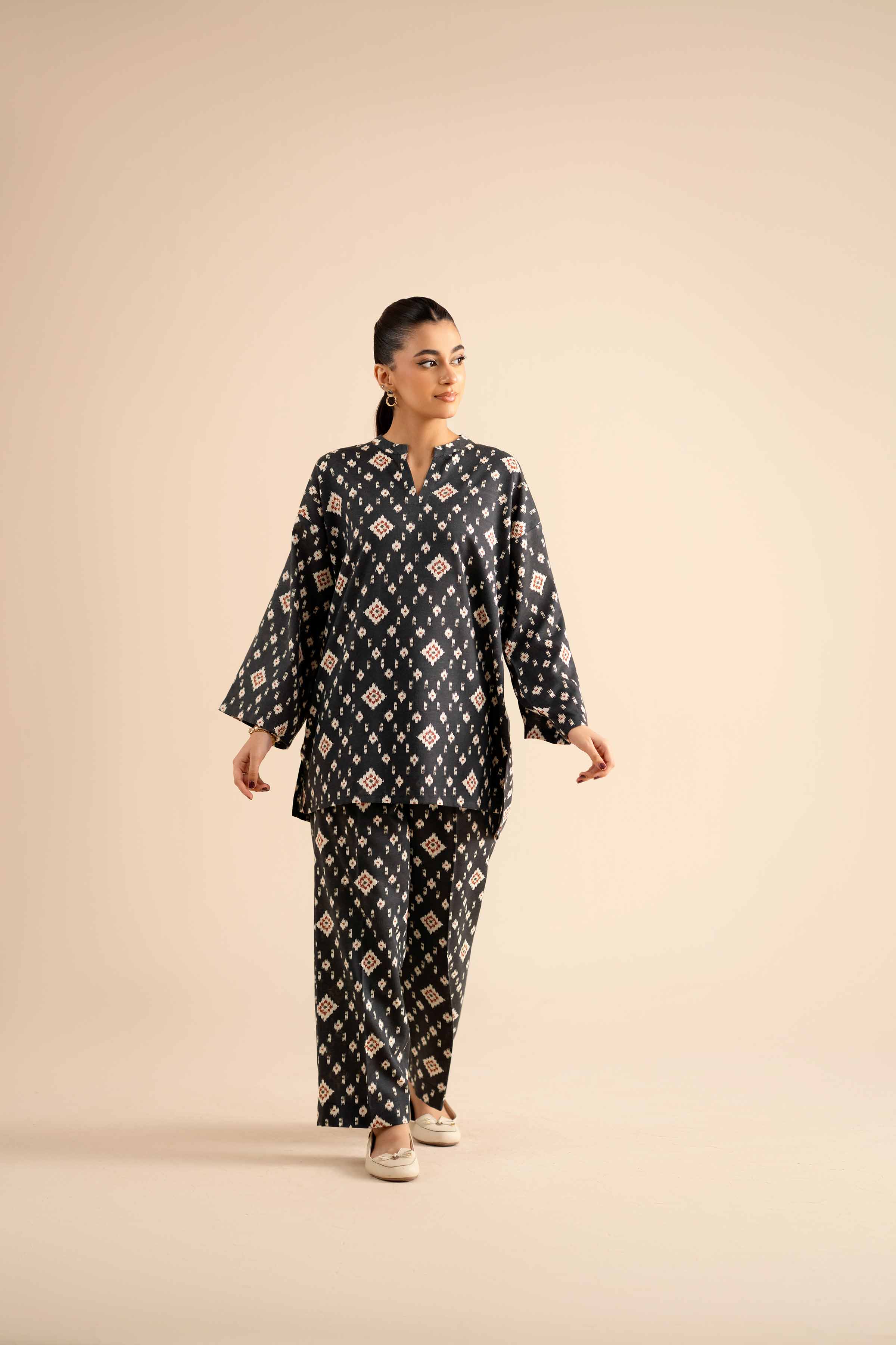 2 Piece - Printed Suit - PW25-308