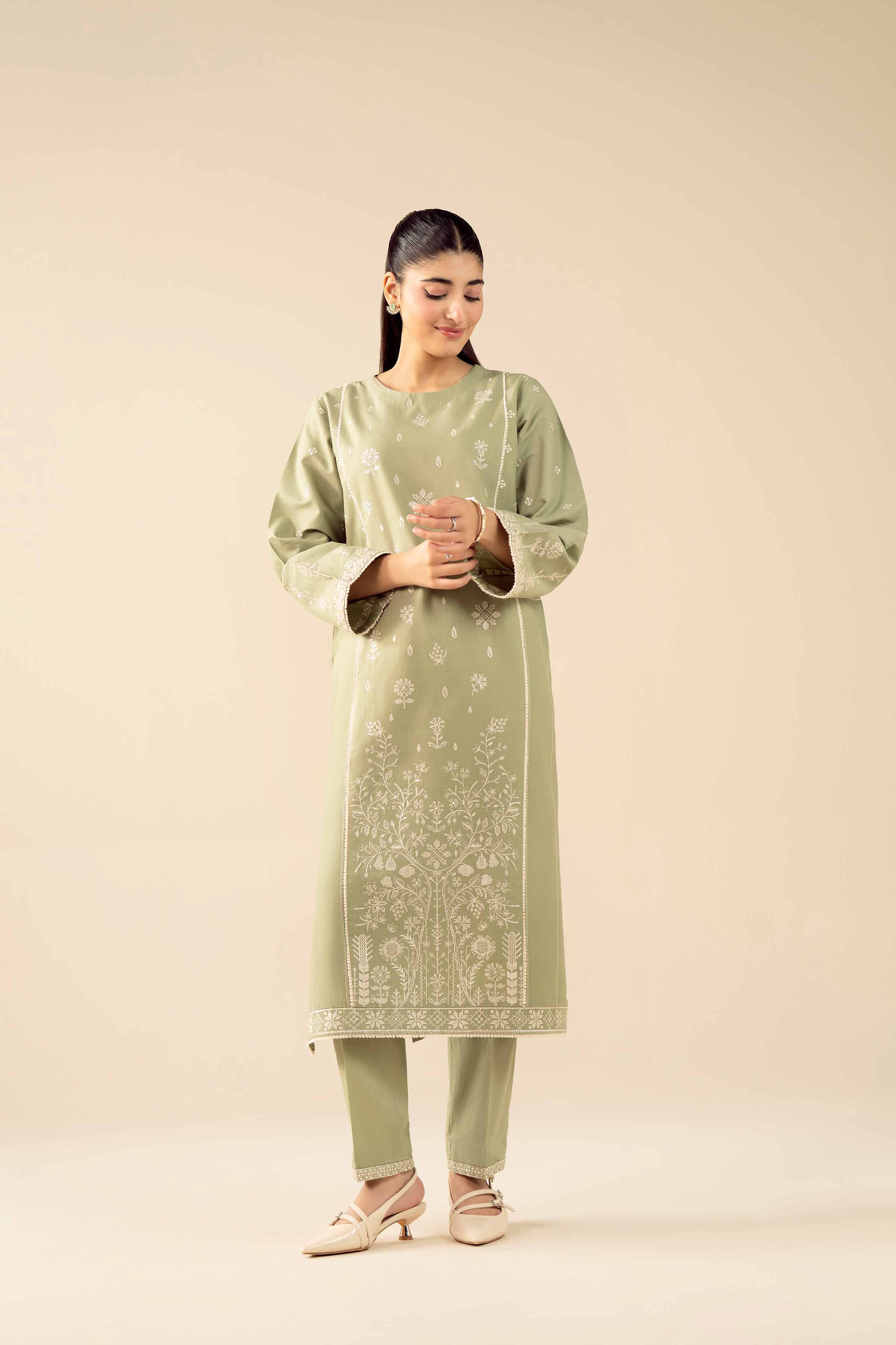 2 Piece - Embroidered Suit - PW25-31