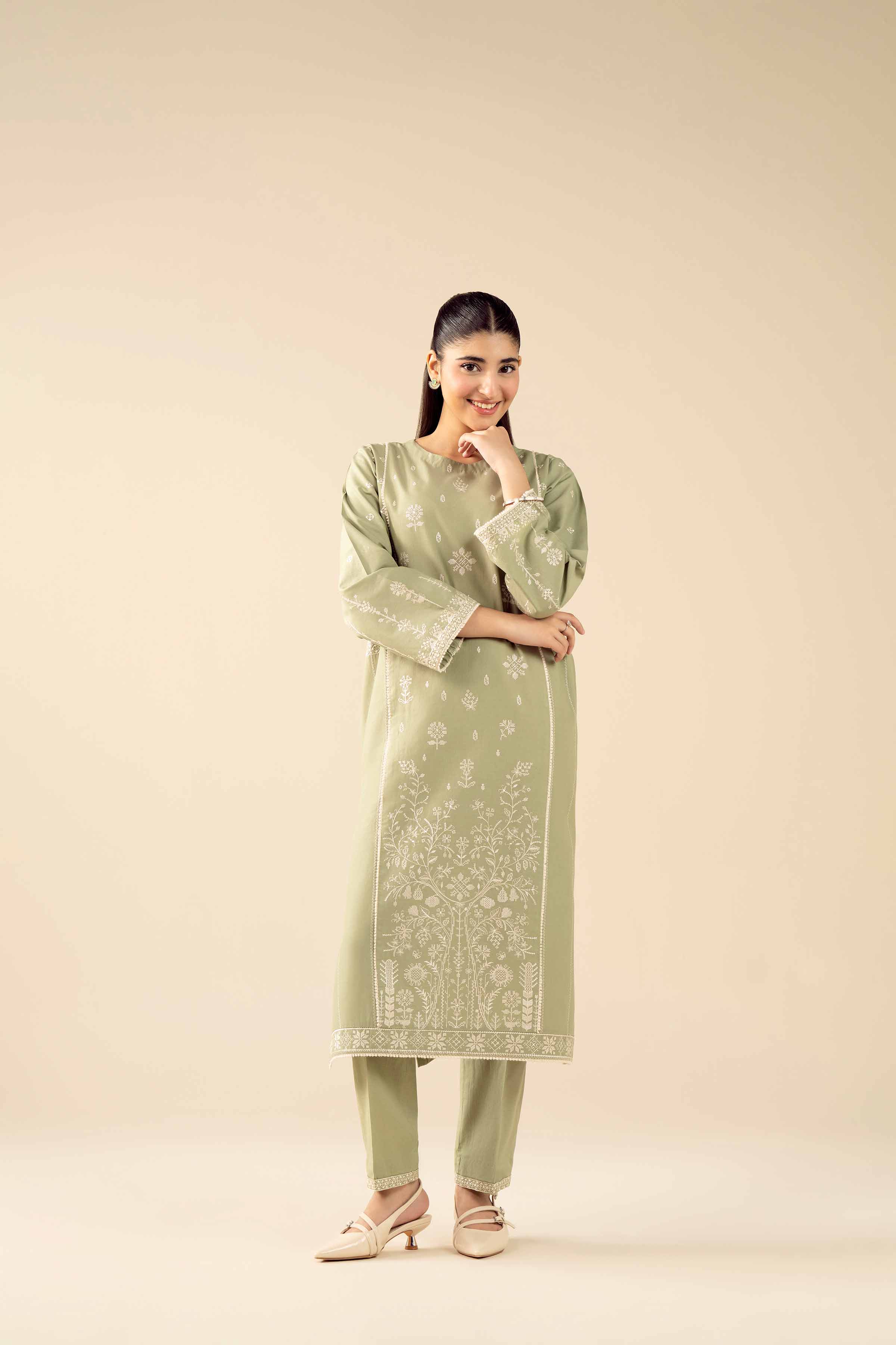 2 Piece - Embroidered Suit - PW25-31