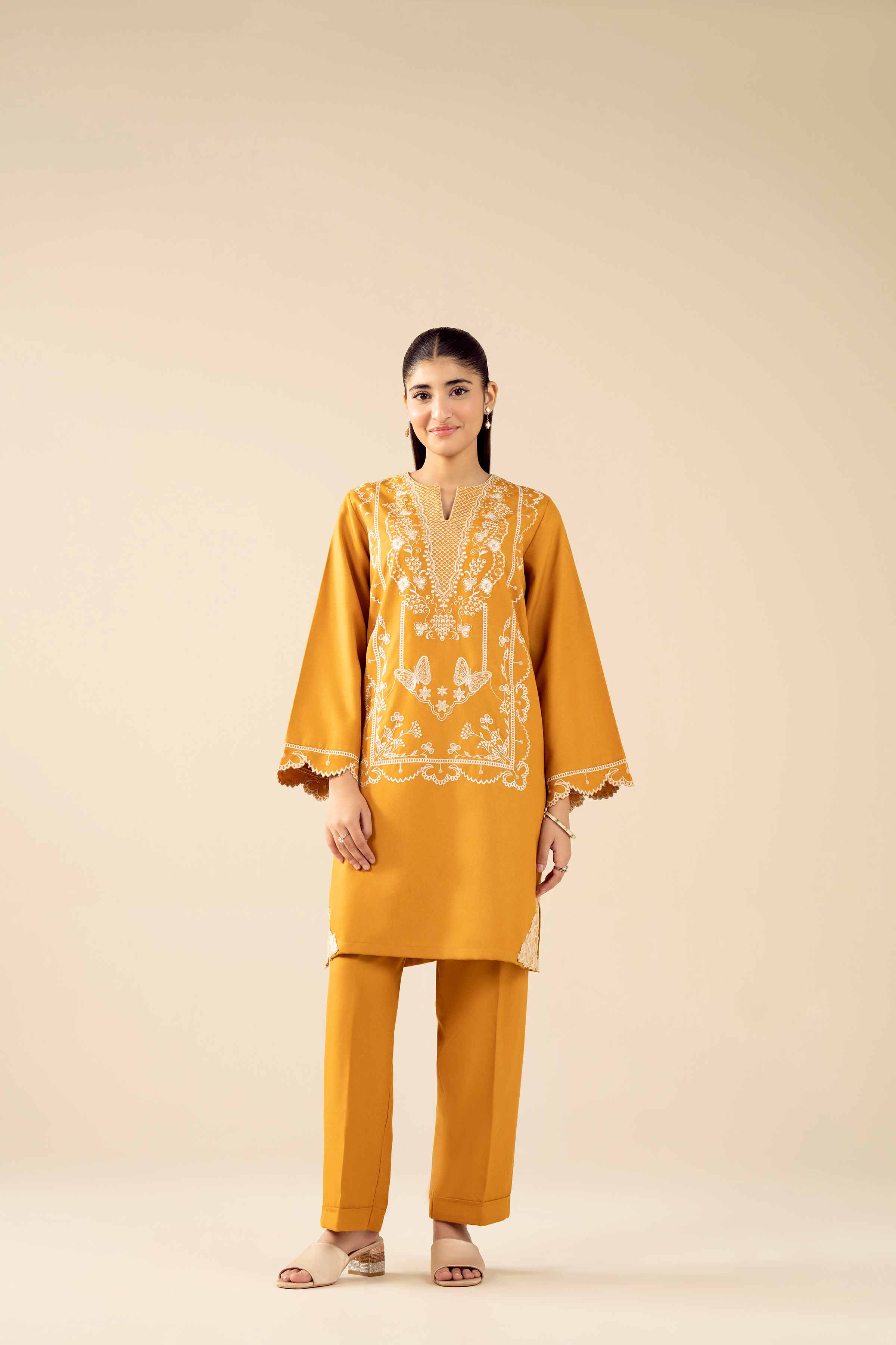 2 Piece - Embroidered Suit - PW25-324