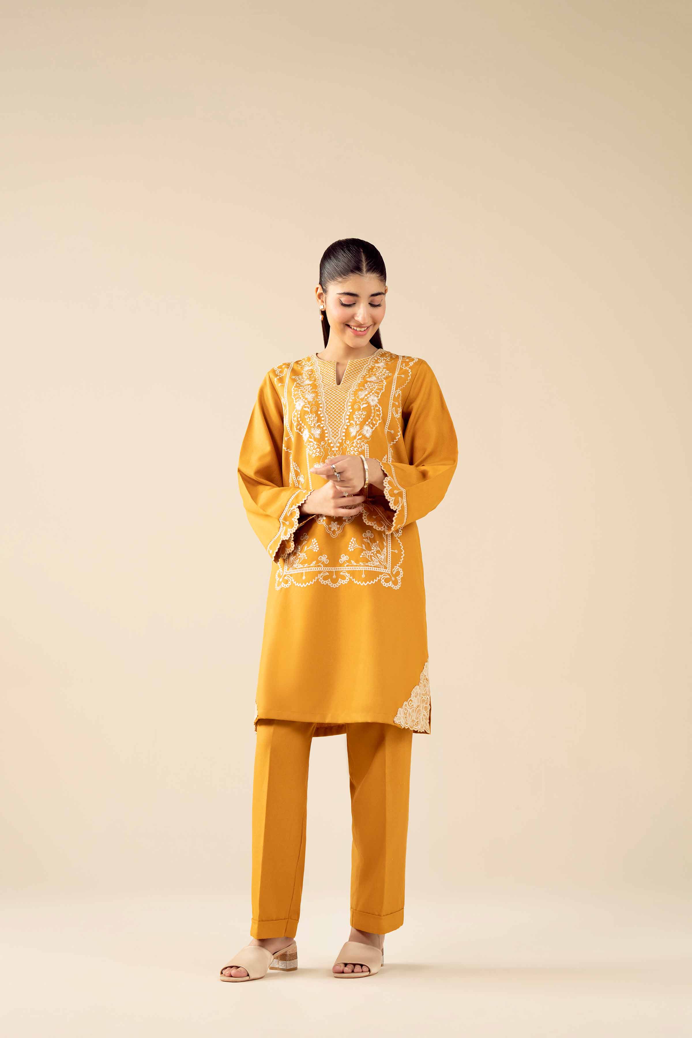 2 Piece - Embroidered Suit - PW25-324
