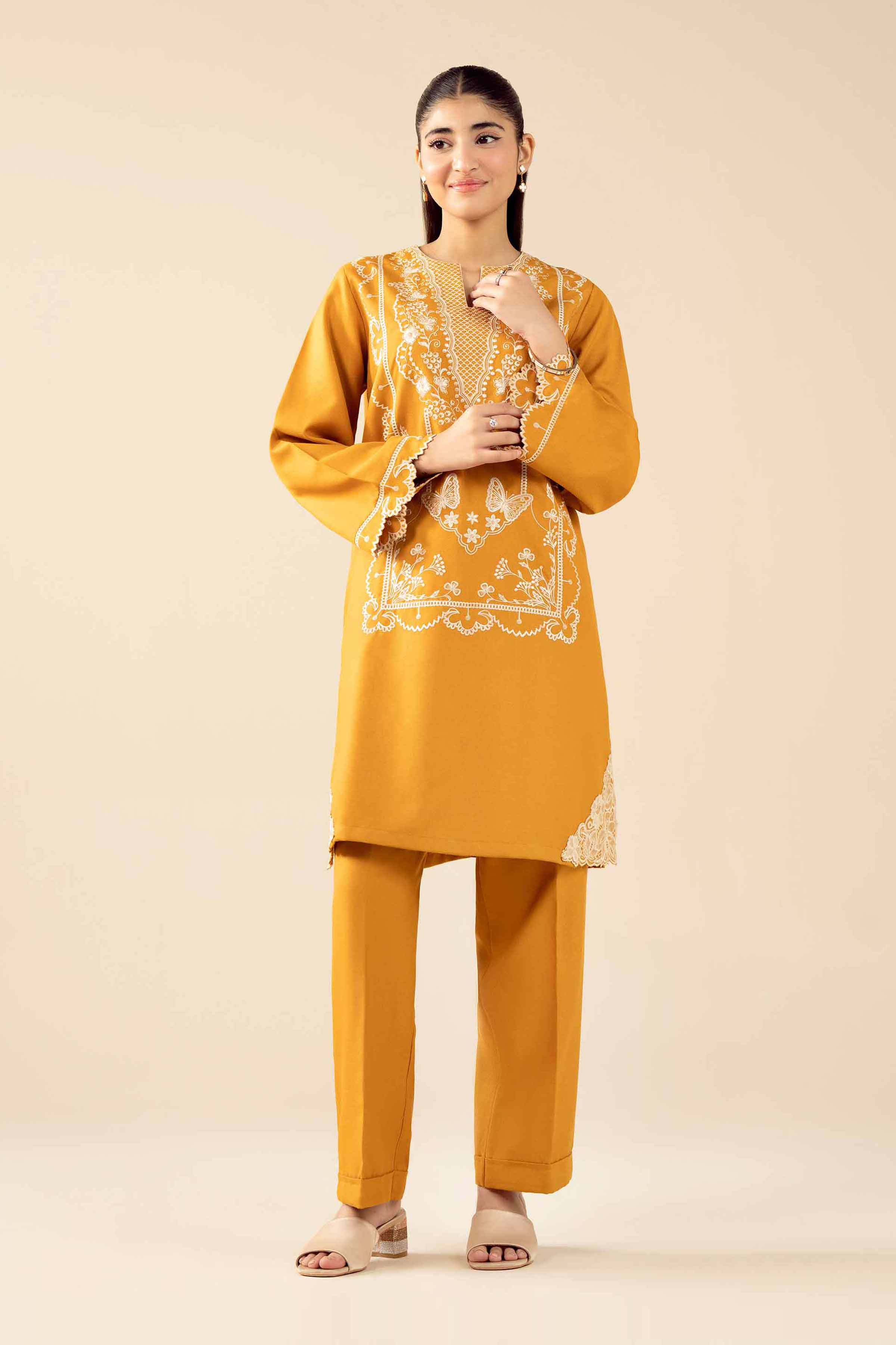 2 Piece - Embroidered Suit - PW25-324