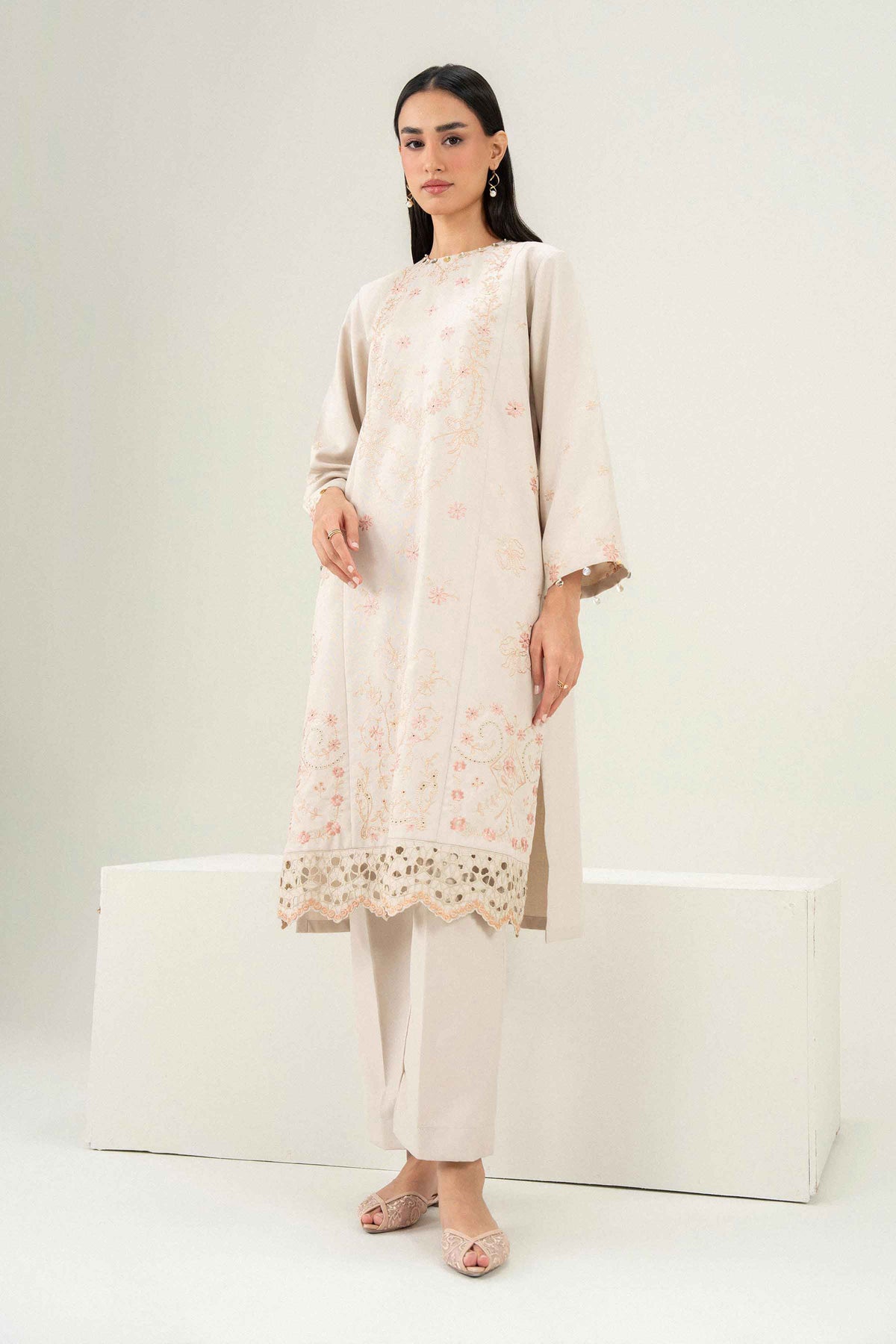 2 Piece - Embroidered Suit - PW25-326