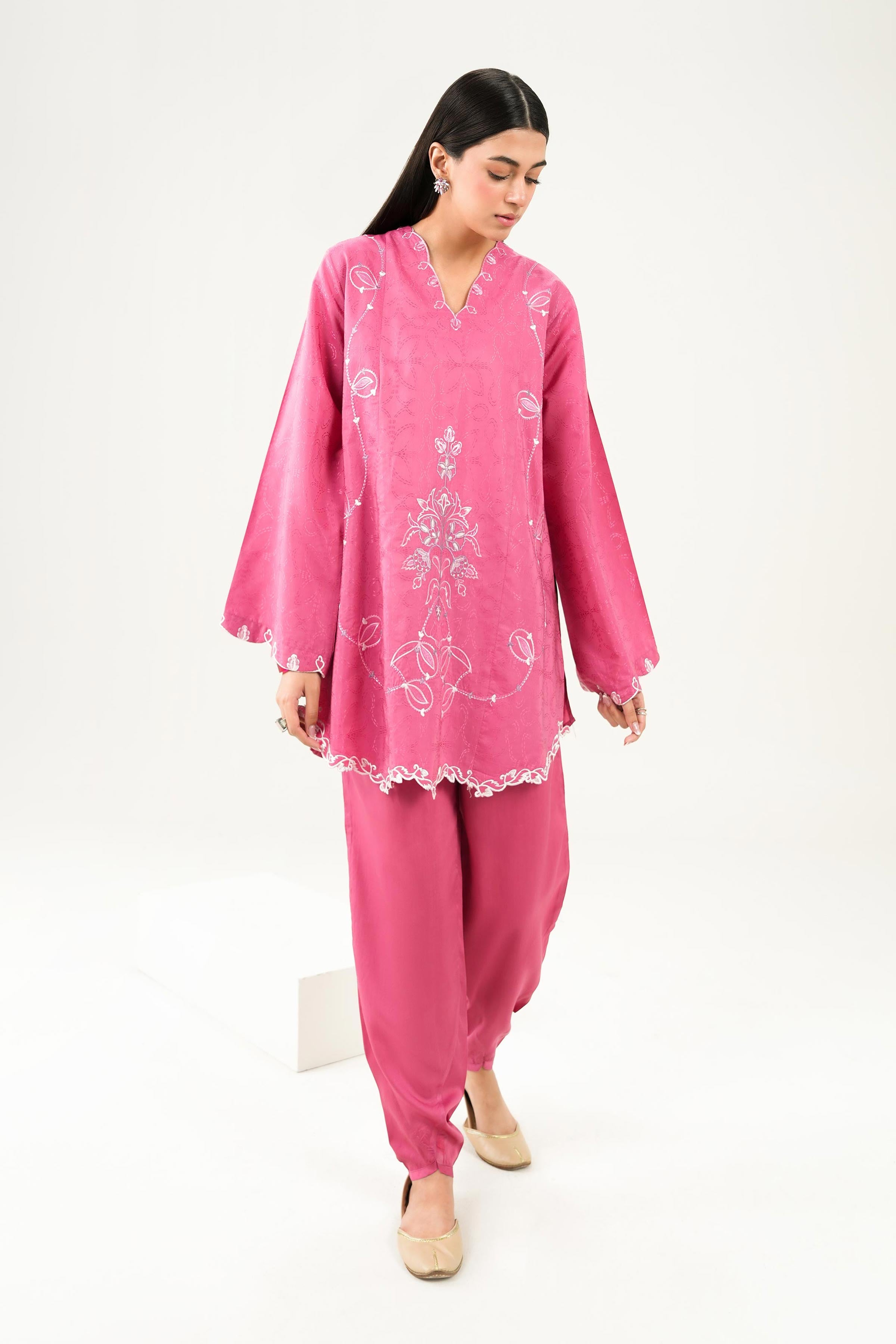 2 Piece - Embroidered Suit - PW25-335