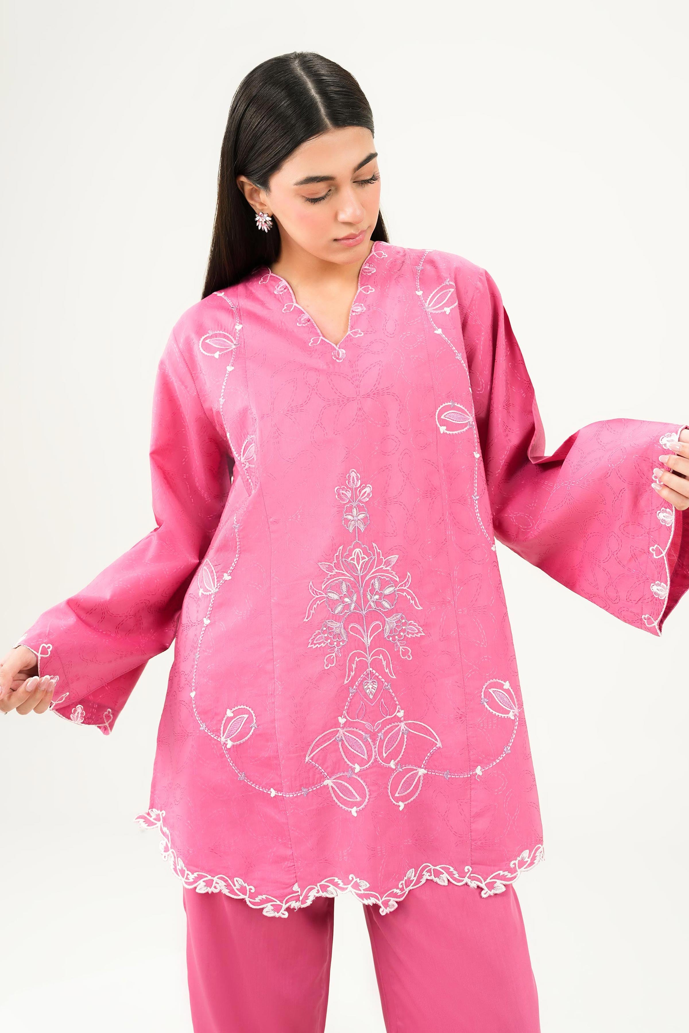 2 Piece - Embroidered Suit - PW25-335