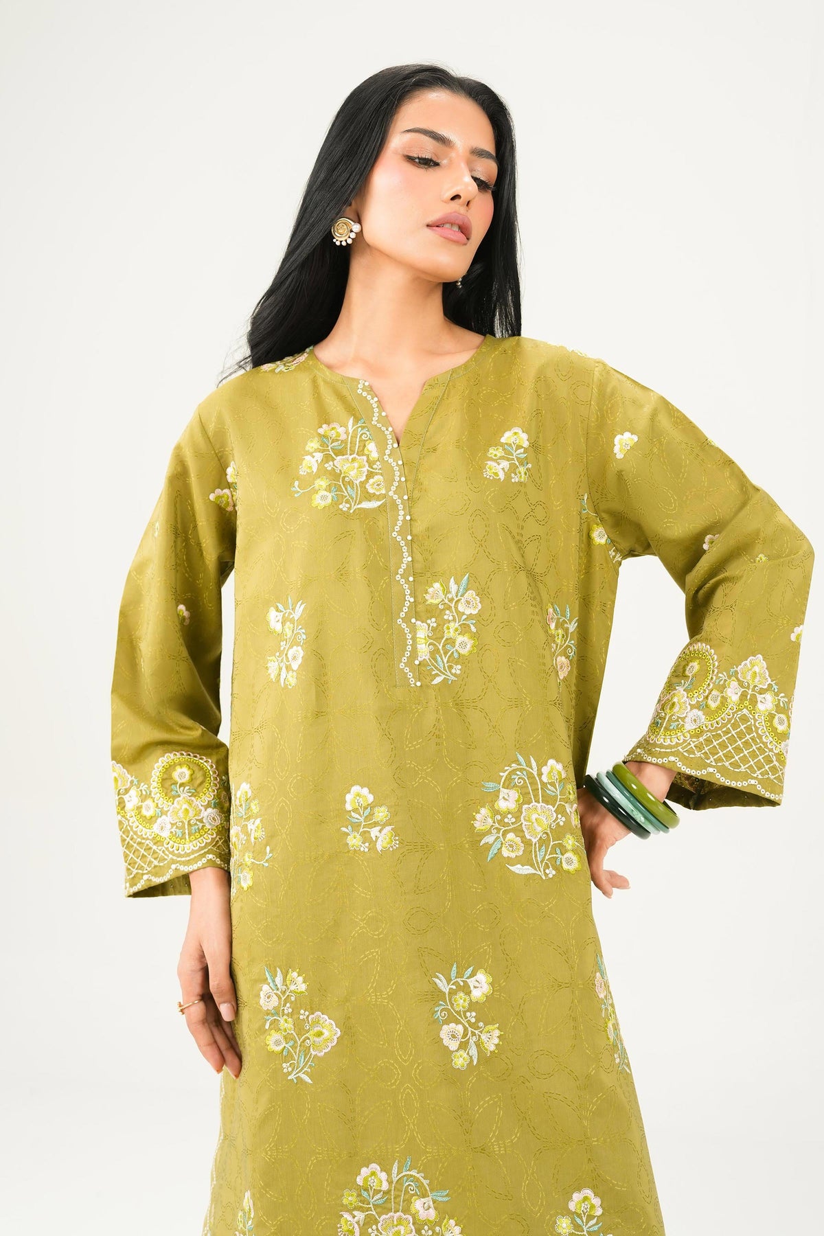 2 Piece - Embroidered Suit - PW25-337