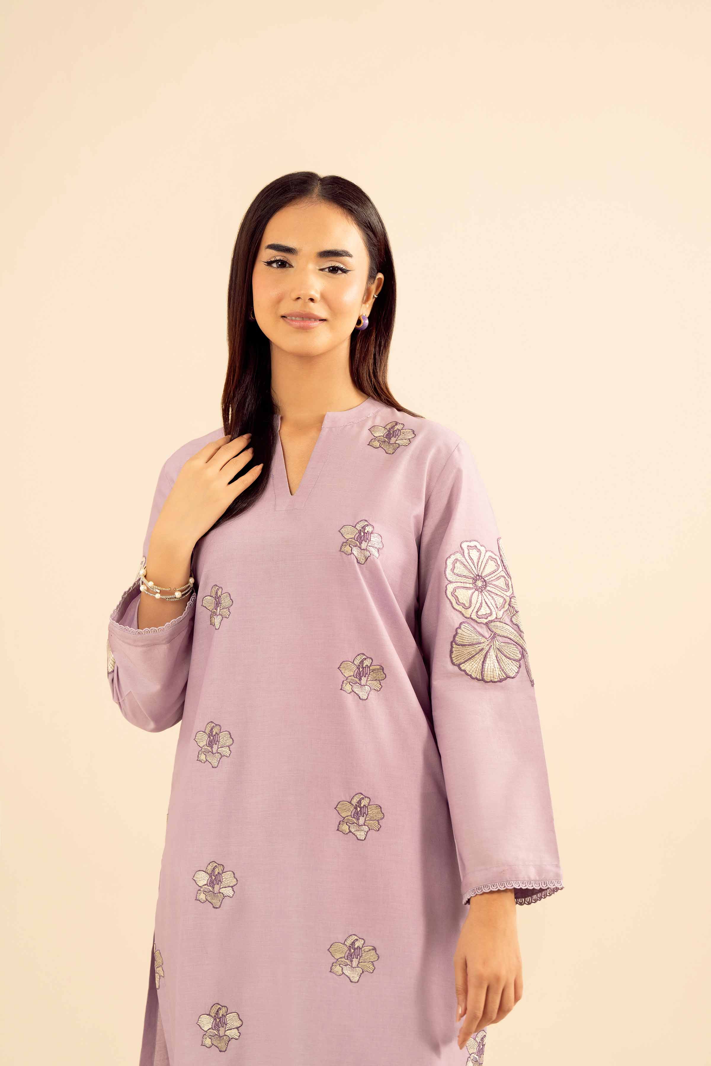 2 Piece - Embroidered Suit - PW25-36