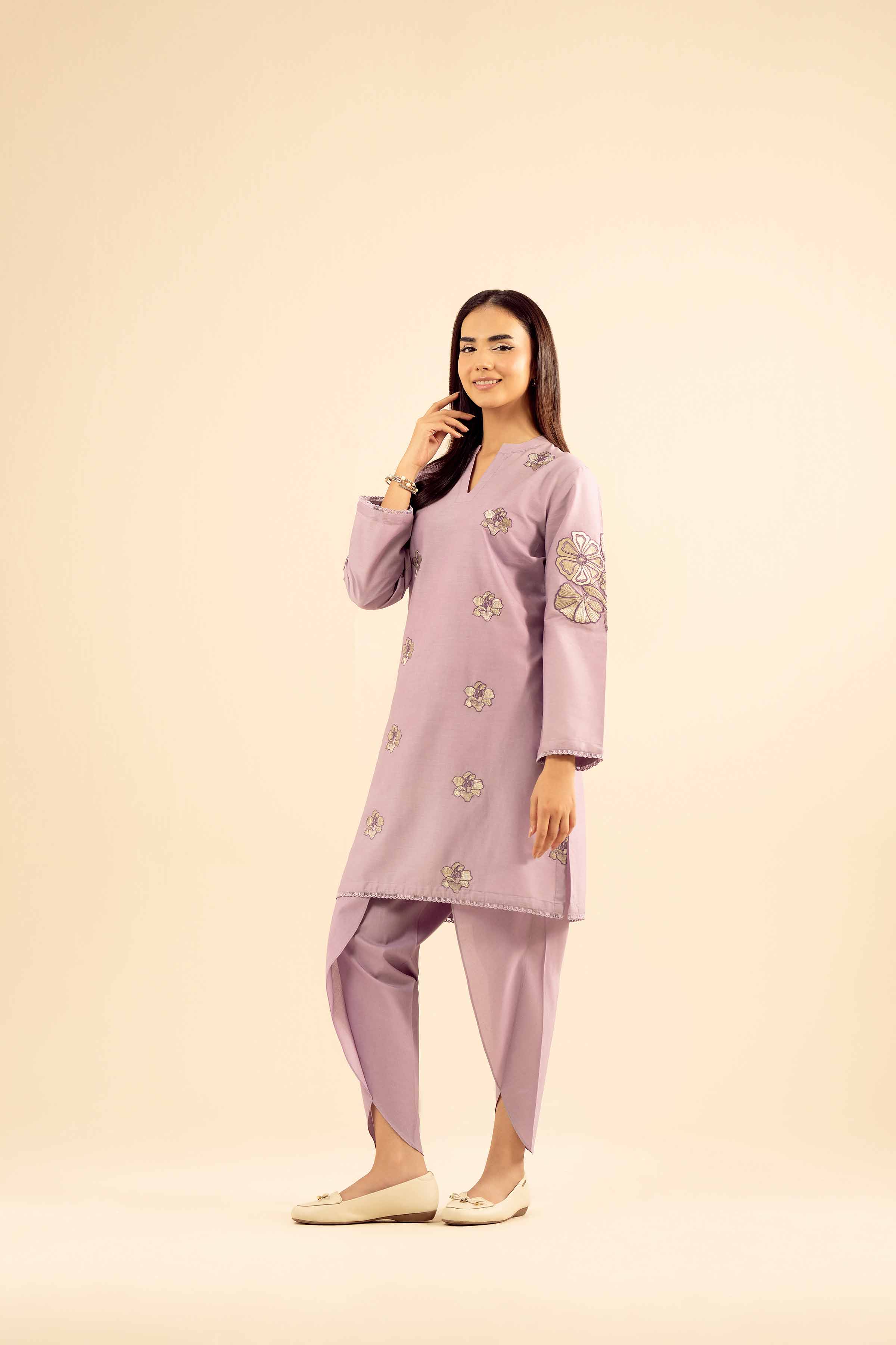 2 Piece - Embroidered Suit - PW25-36