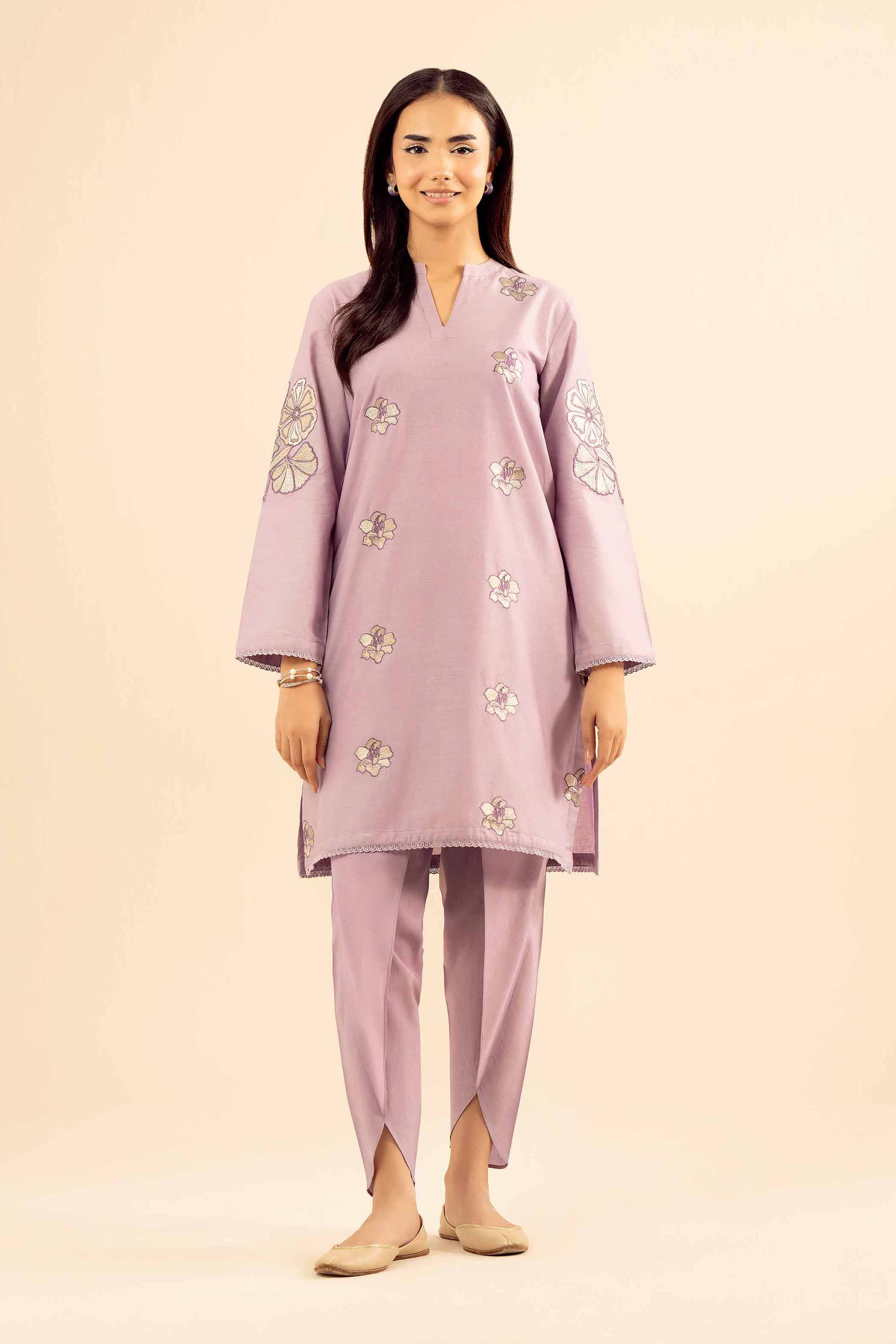 2 Piece - Embroidered Suit - PW25-36