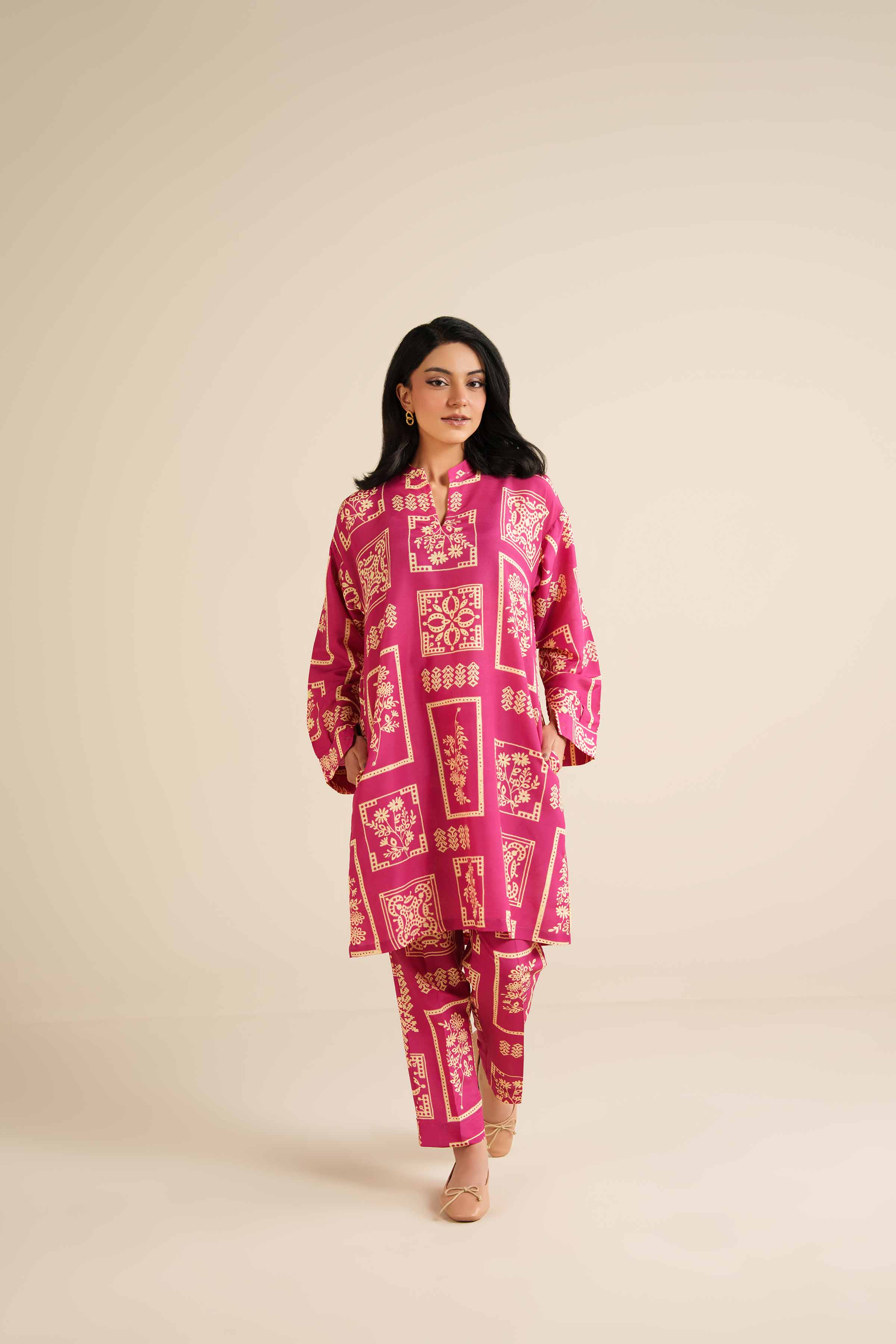 2 Piece - Printed Suit - PW25-362