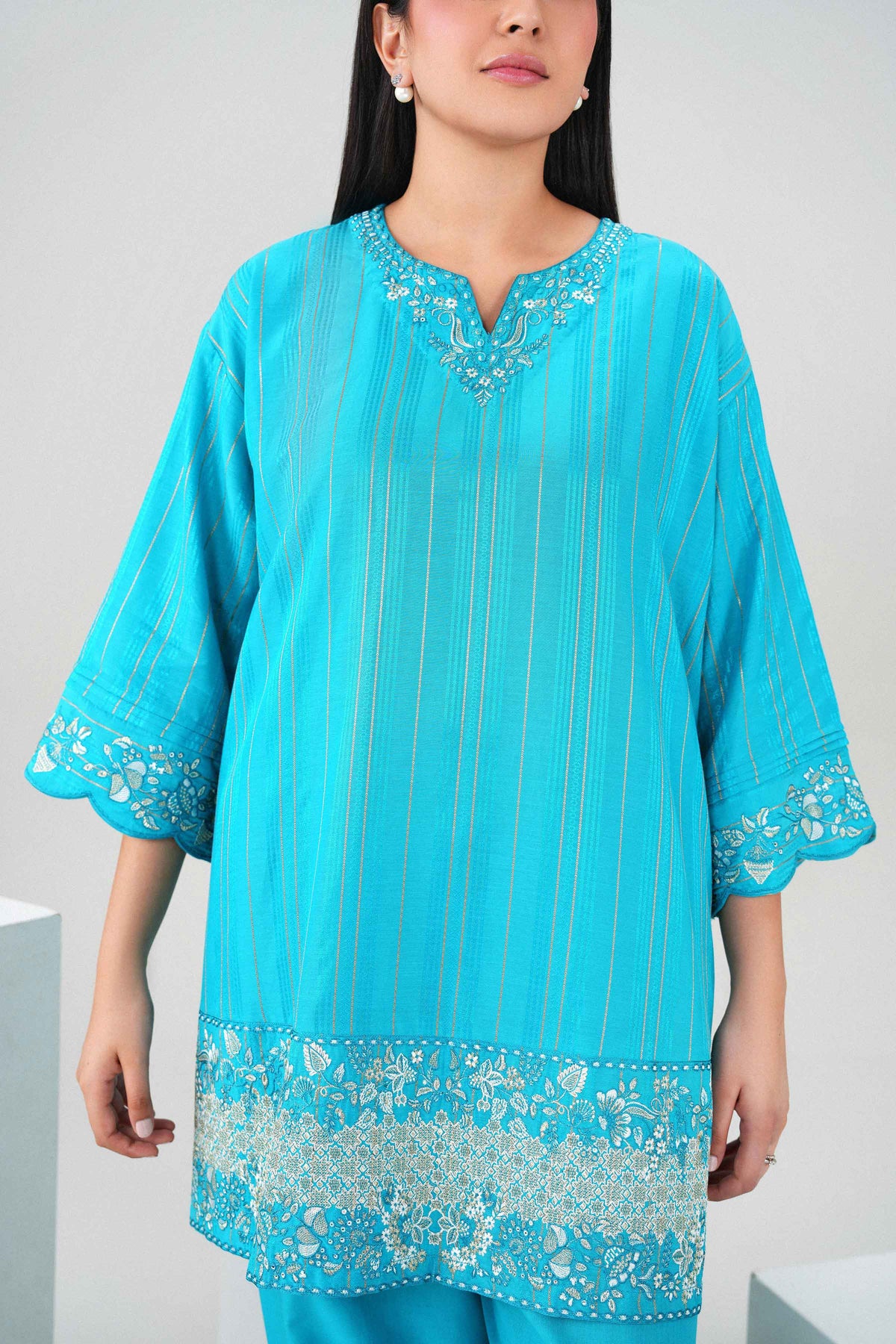 Ferozi 2 Piece - Embroidered Suit - PW25-368