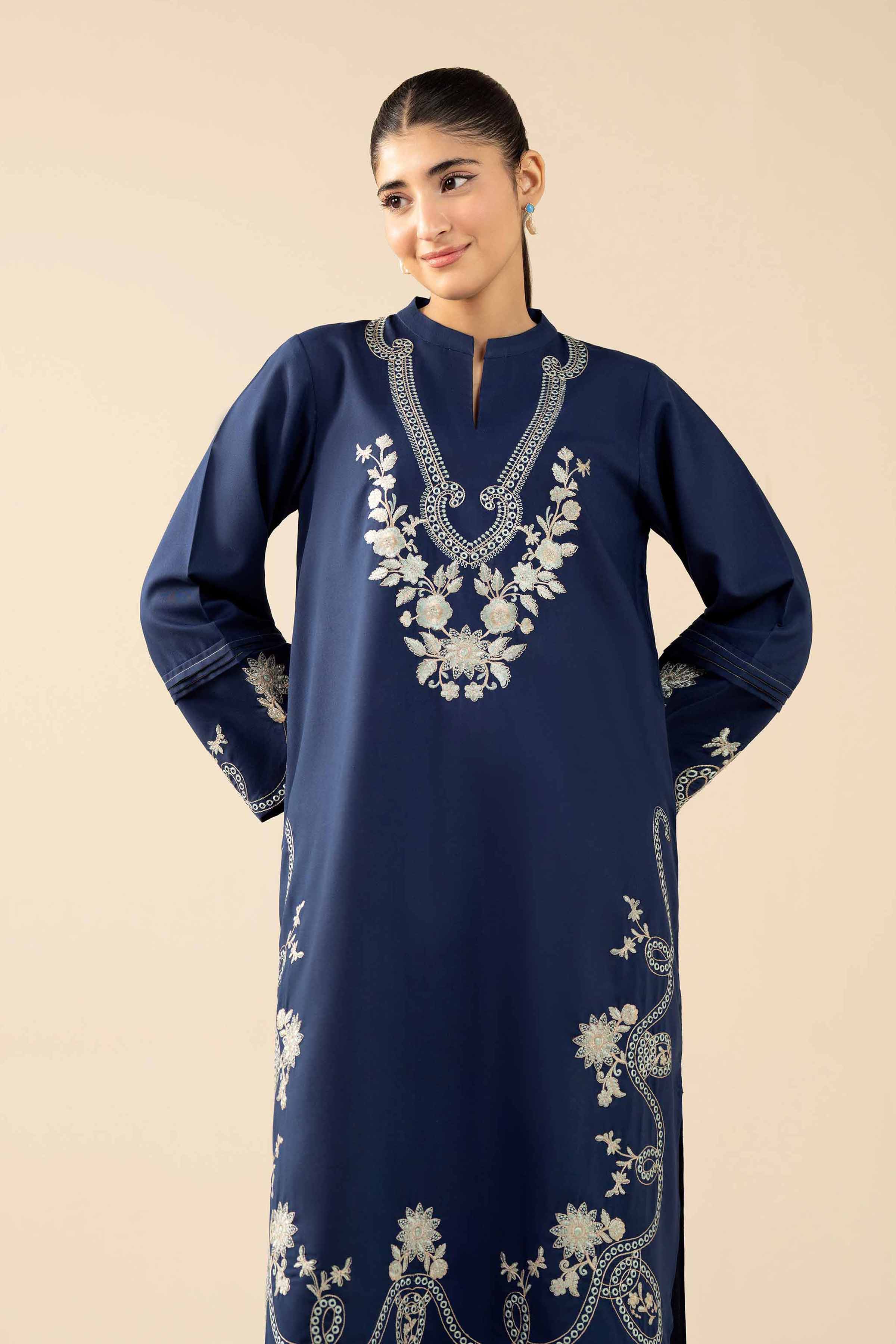 2 Piece - Embroidered Suit - PW25-378
