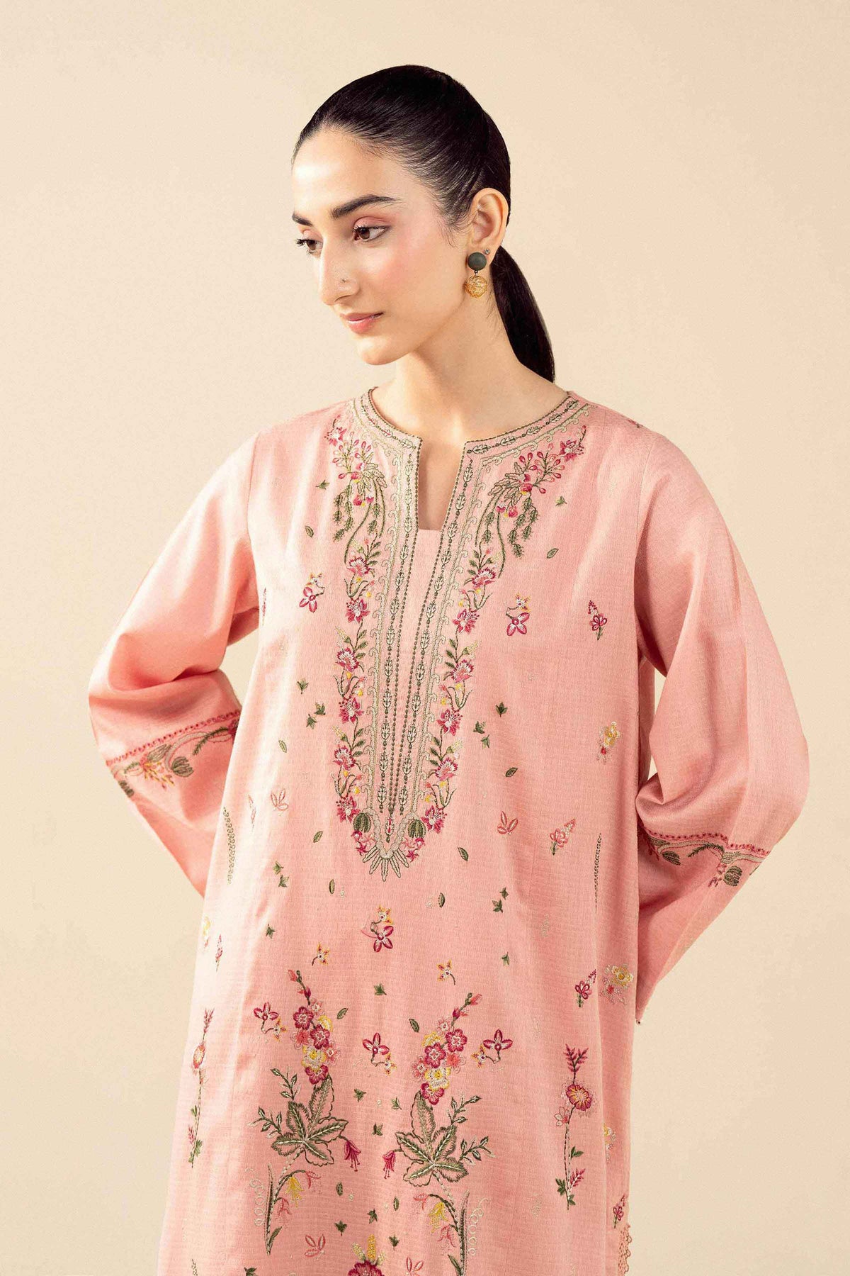 2 Piece - Embroidered Suit - PW25-393