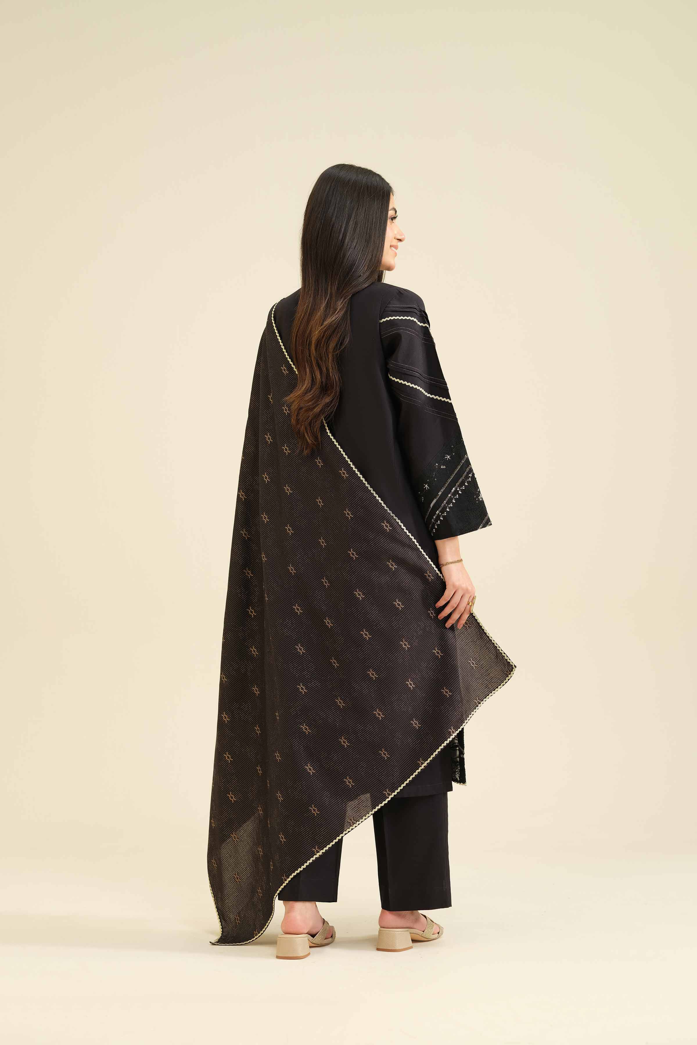 3 Piece - Embroidered Suit - PW25-404