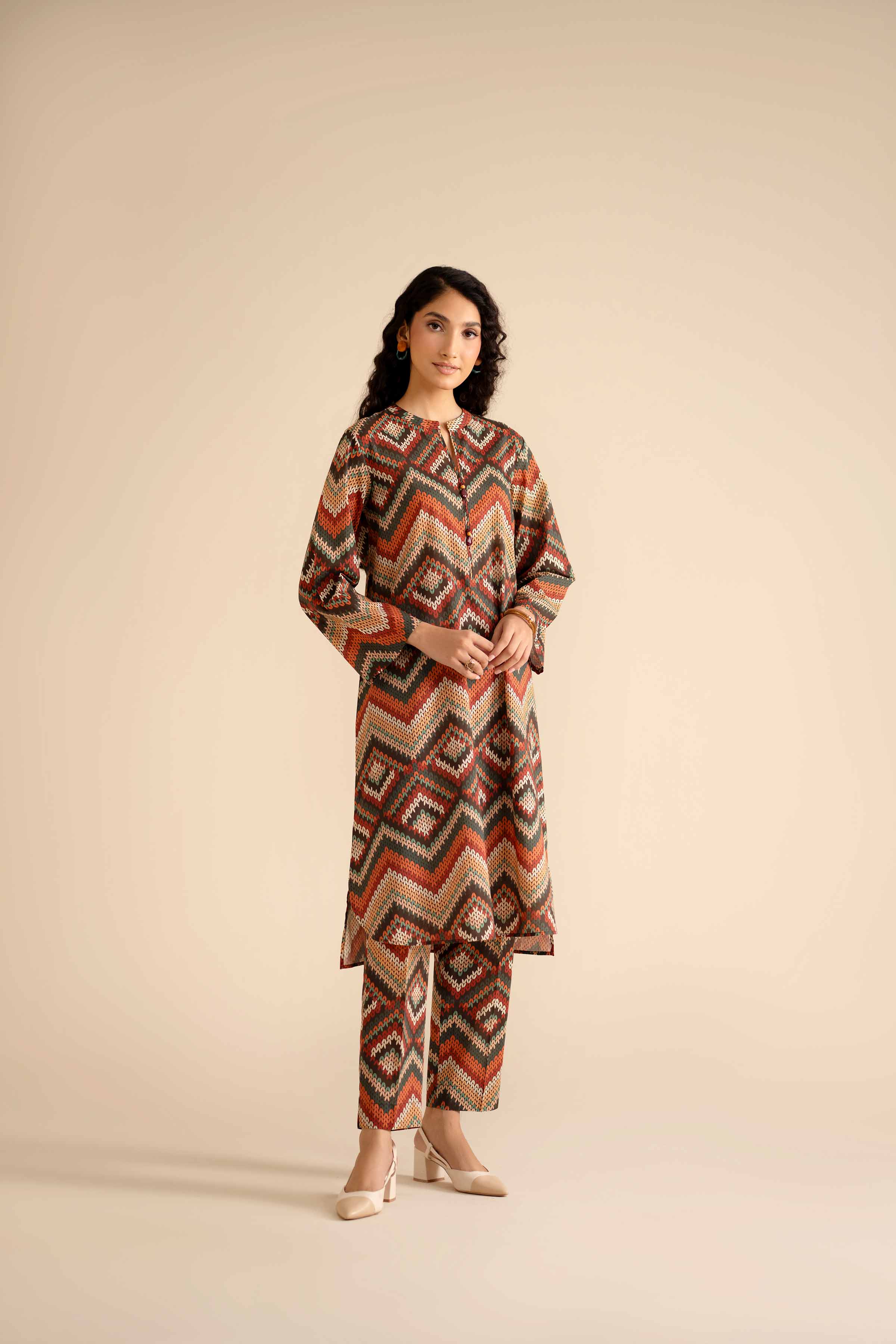 2 Piece - Printed Suit - PW25-42