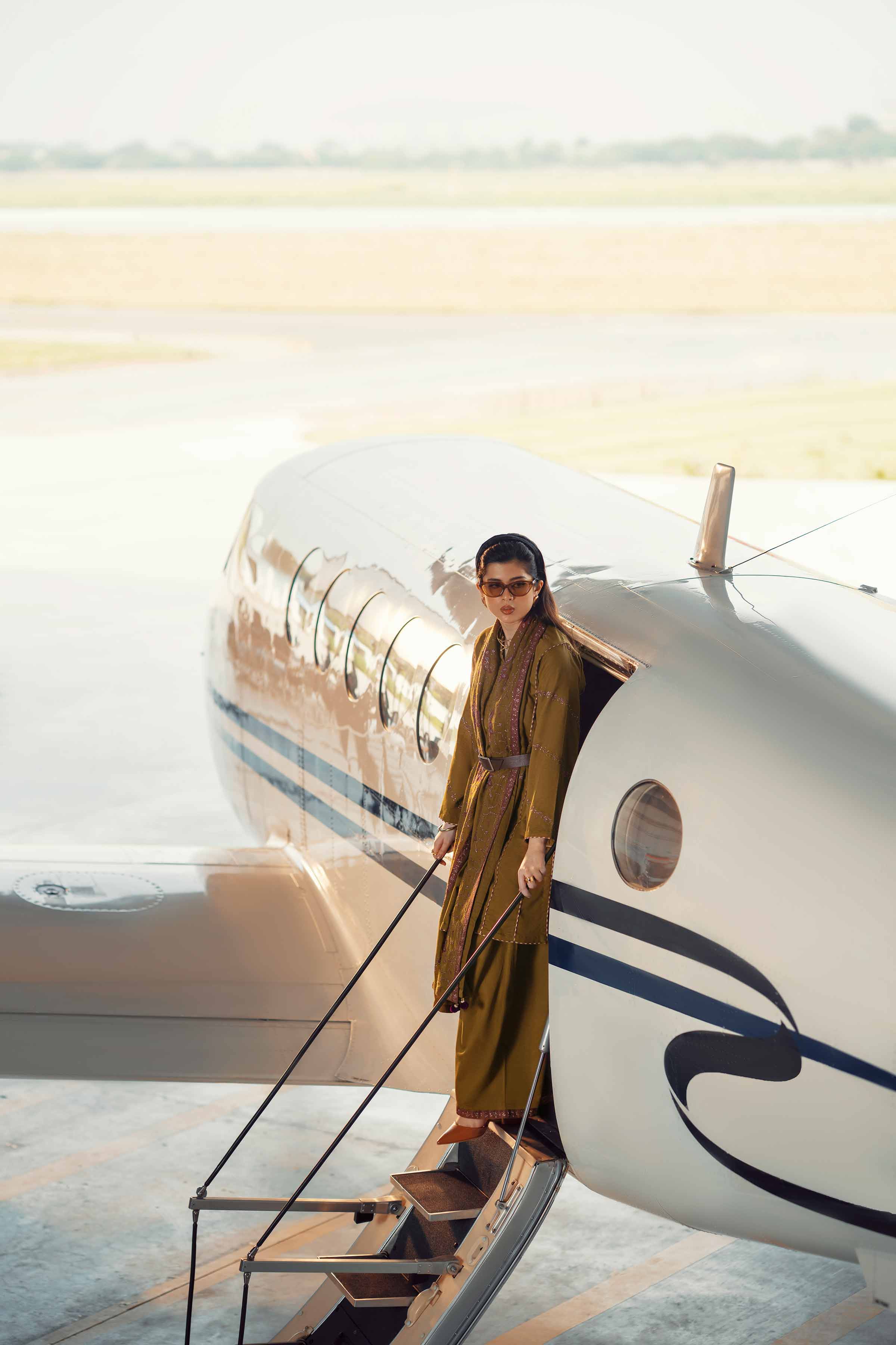 3 Piece - Embroidered Suit - PW25-438