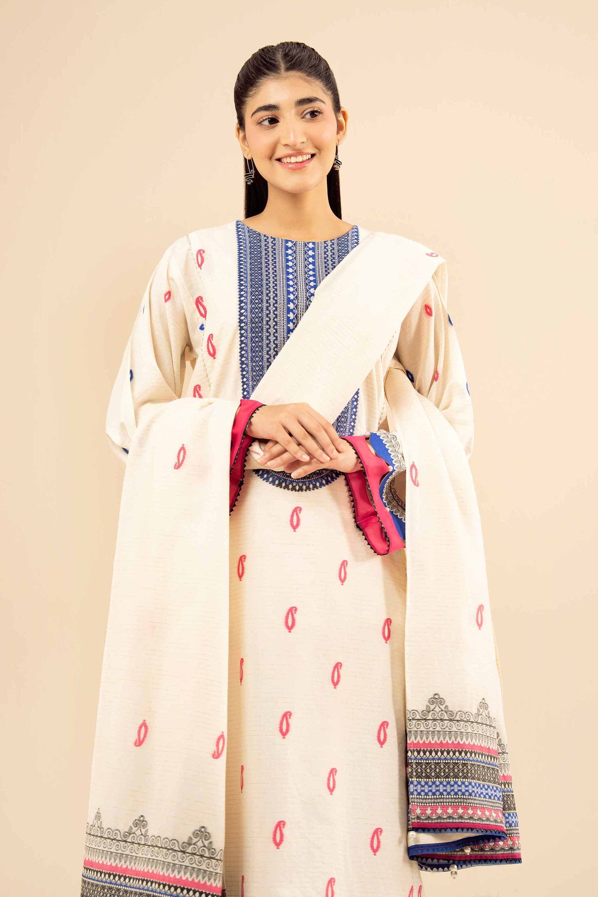 3 Piece - Printed Suit - PW25-453
