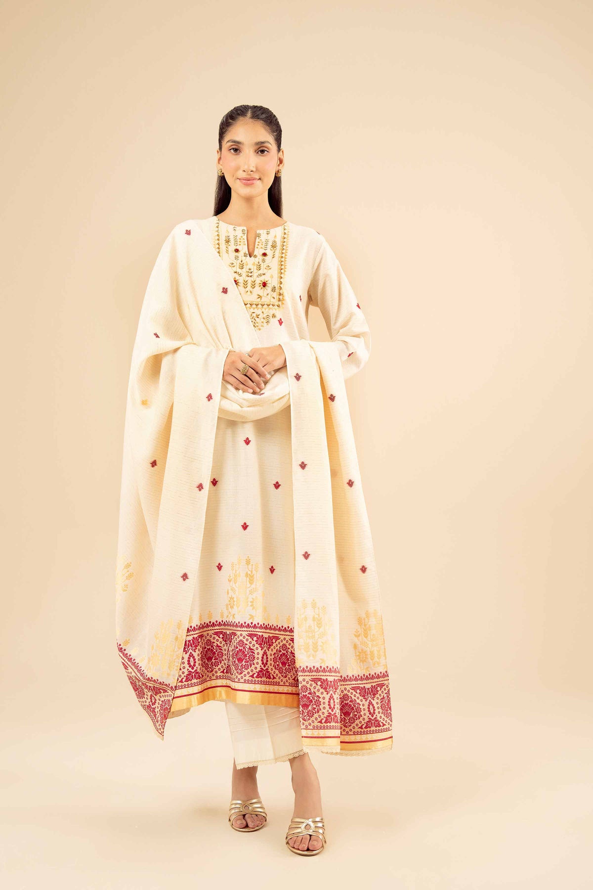 3 Piece - Printed Suit - PW25-454