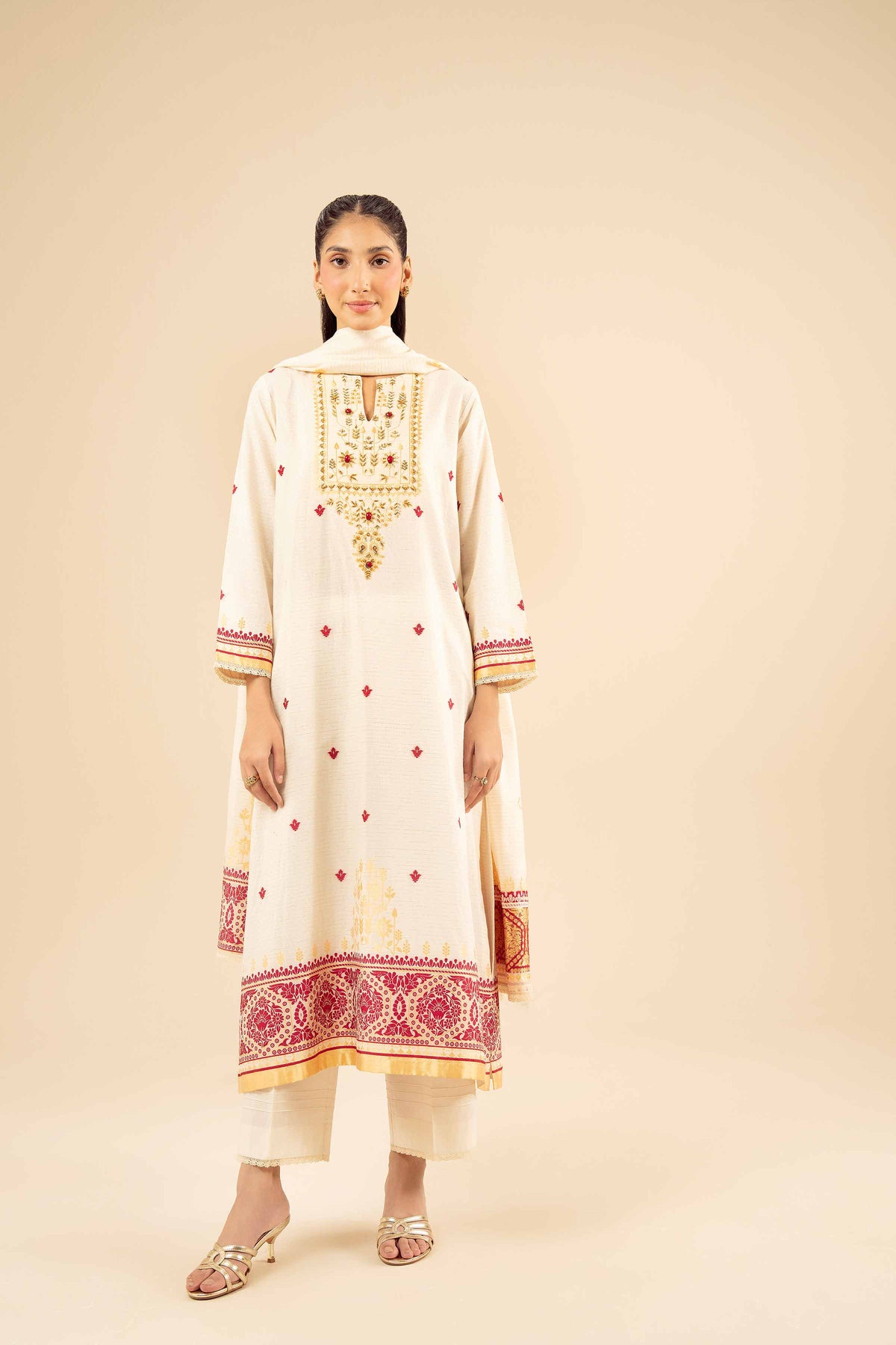 3 Piece - Printed Suit - PW25-454